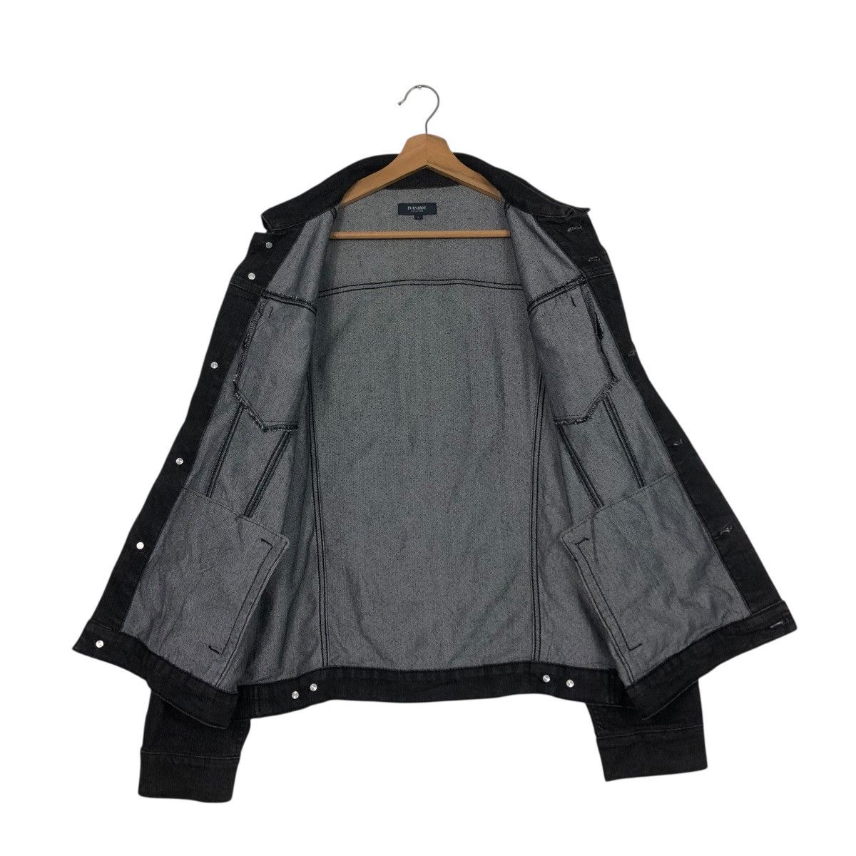 Japanese Brand 🔥VINTAGE TRUCKER DENIM JACKET IVANHOE ISSEY MIYAKE Size US L / EU 52-54 / 3 - 15 Thumbnail