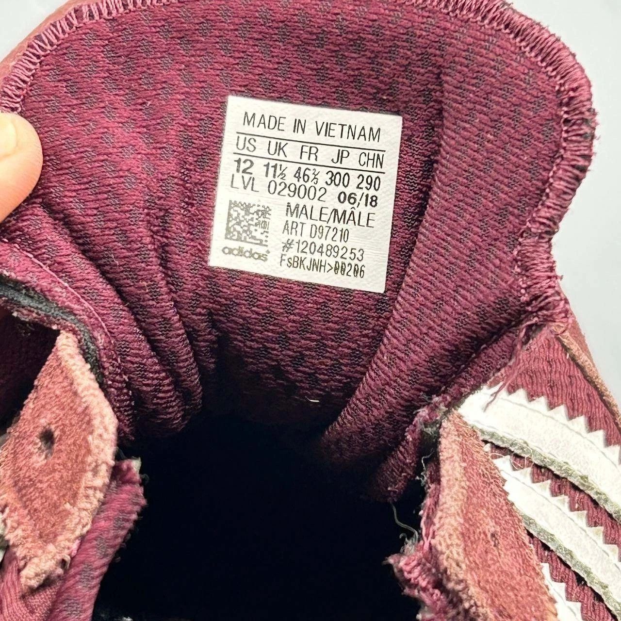 Adidas Adidas I-5923 Sneakers Shoes Men 12 Maroon Athletic D97210 Size US 12 / EU 45 - 11 Thumbnail