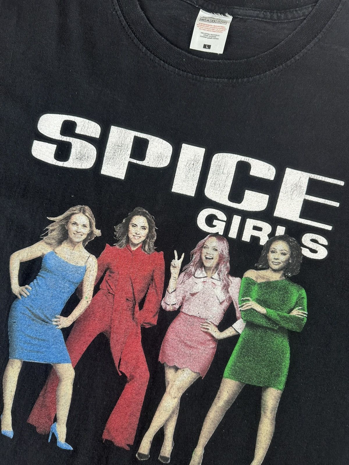 Gildan Spice Girls Band Tee Graphic Print 2019 Tour T-Shirt Size US L / EU 52-54 / 3 - 9 Thumbnail