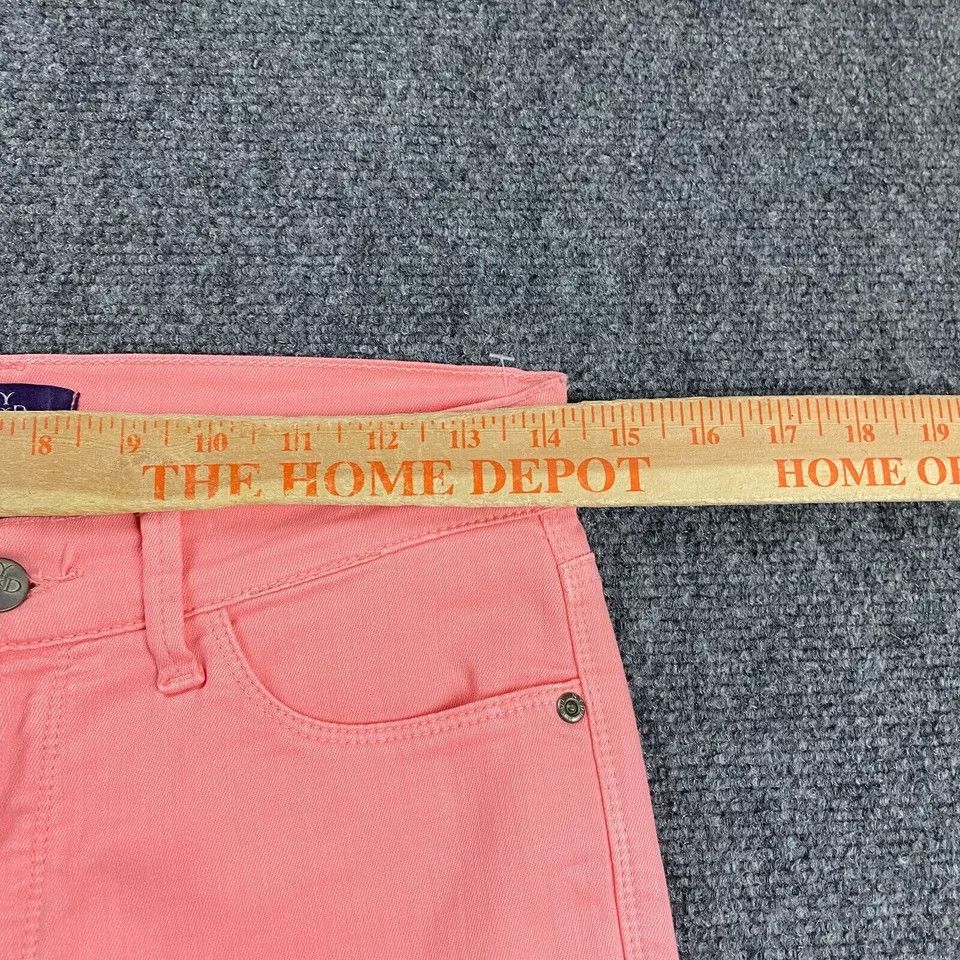 NYDJ NYDJ Jeans Women's 0 Pink Dayla Wide Cuff Capri Rolled Cuffs Size 25" / US 0 / IT 36 - 3 Thumbnail