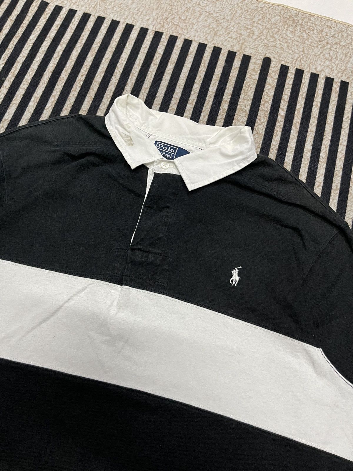 Polo Ralph Lauren VINTAGE POLO RALPH LAUREN SMALL PONY POLO LONG SLEEVE Size US XXL / EU 58 / 5 - 7 Thumbnail