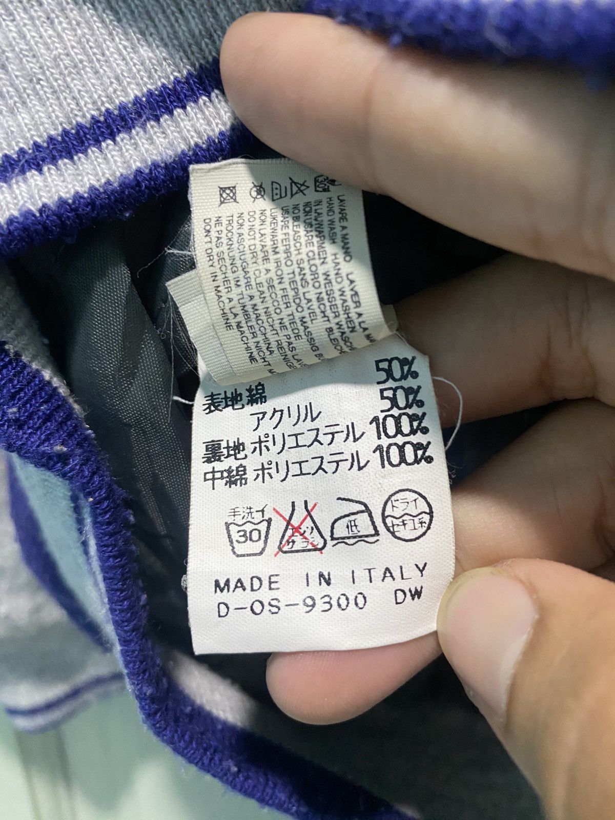 Trussardi Vintage Trussardi Varsity Big Logo Bomber Jacket Size US M / EU 48-50 / 2 - 11 Thumbnail