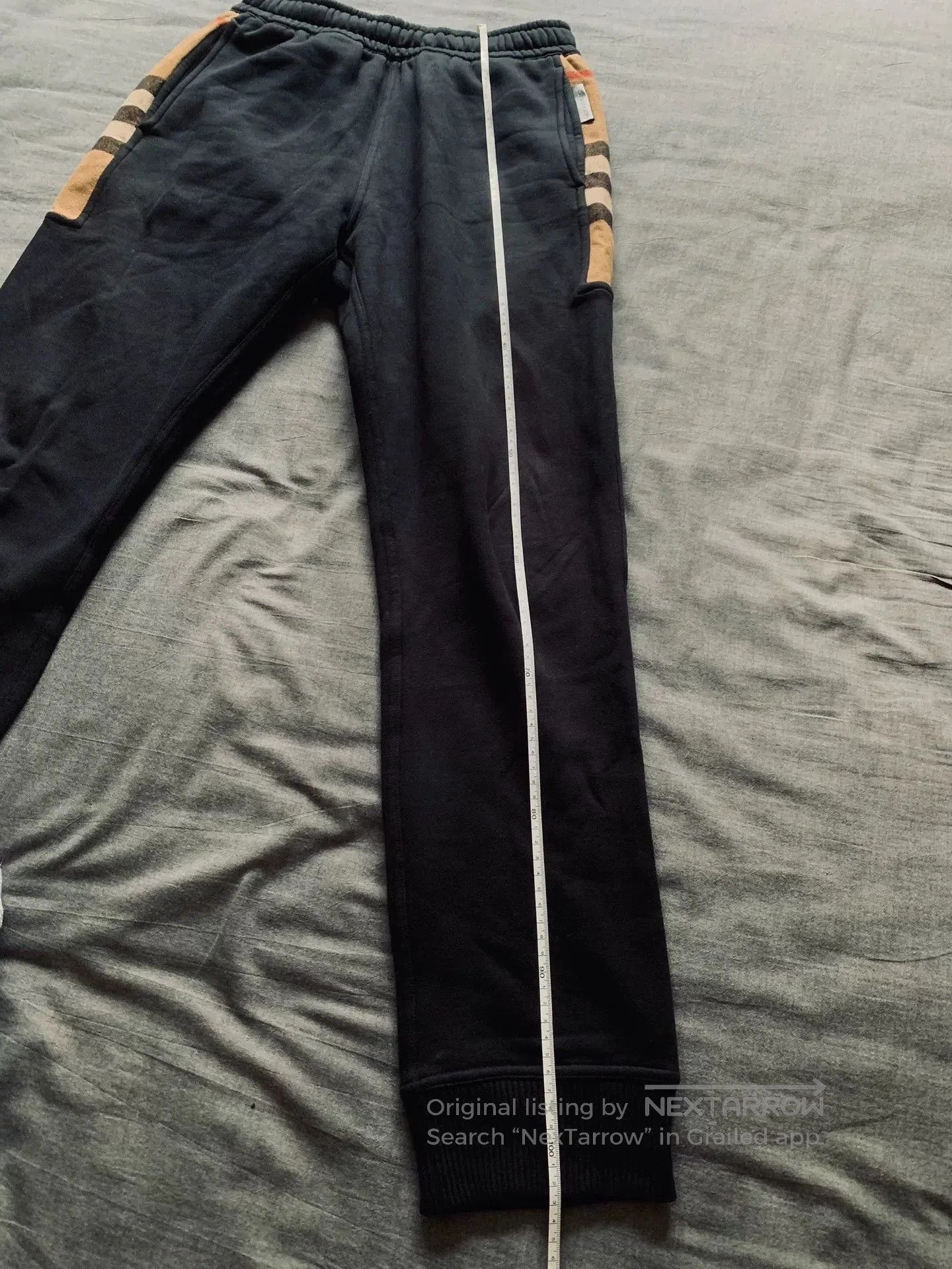 Burberry Burberry Side Logo Classic Check Spliced Sweatpants. Size US 32 / EU 48 - 7 Thumbnail