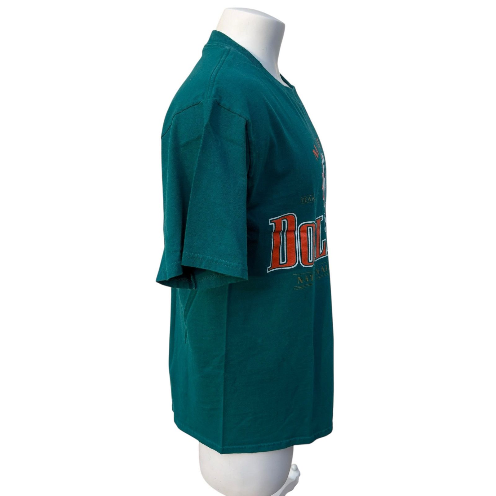 Lee VTG 90s Lee Sport NFL Miami Dolphins T Shirt Teal Sz L Size US L / EU 52-54 / 3 - 5 Thumbnail
