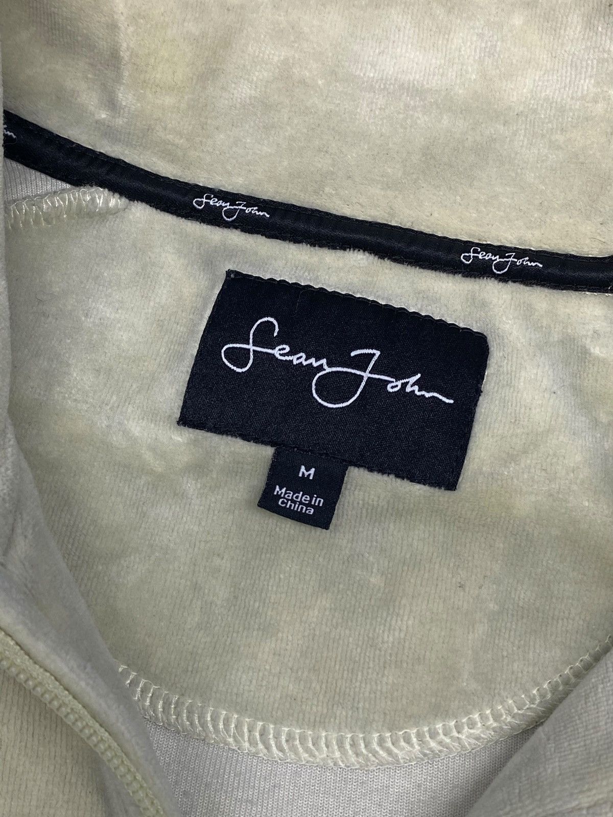 Sean John 🔥 Y2K SEAN JOHN VELOUR TRACK JACKET DIDDY VIBES NYC ICONIC Size US M / EU 48-50 / 2 - 18 Thumbnail