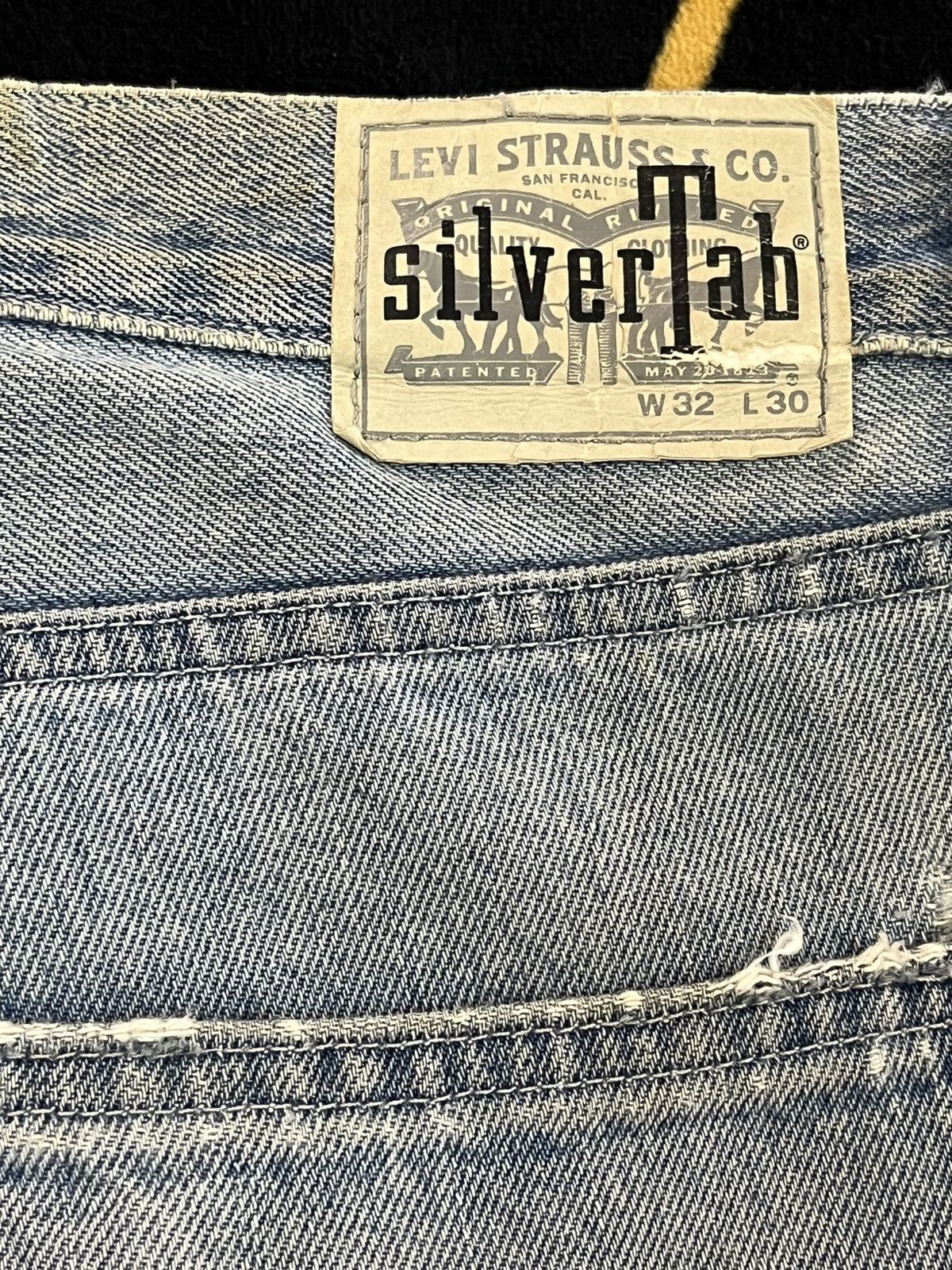 Levi's Levi’s Silvertab Baggy Loose Distressed Denim Size US 35 - 14 Thumbnail