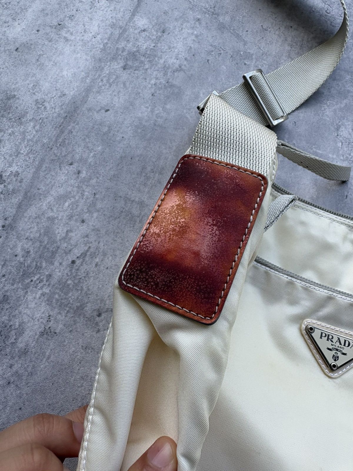 Prada Prada Shouldher bag Nylon Cream Size ONE SIZE - 5 Thumbnail