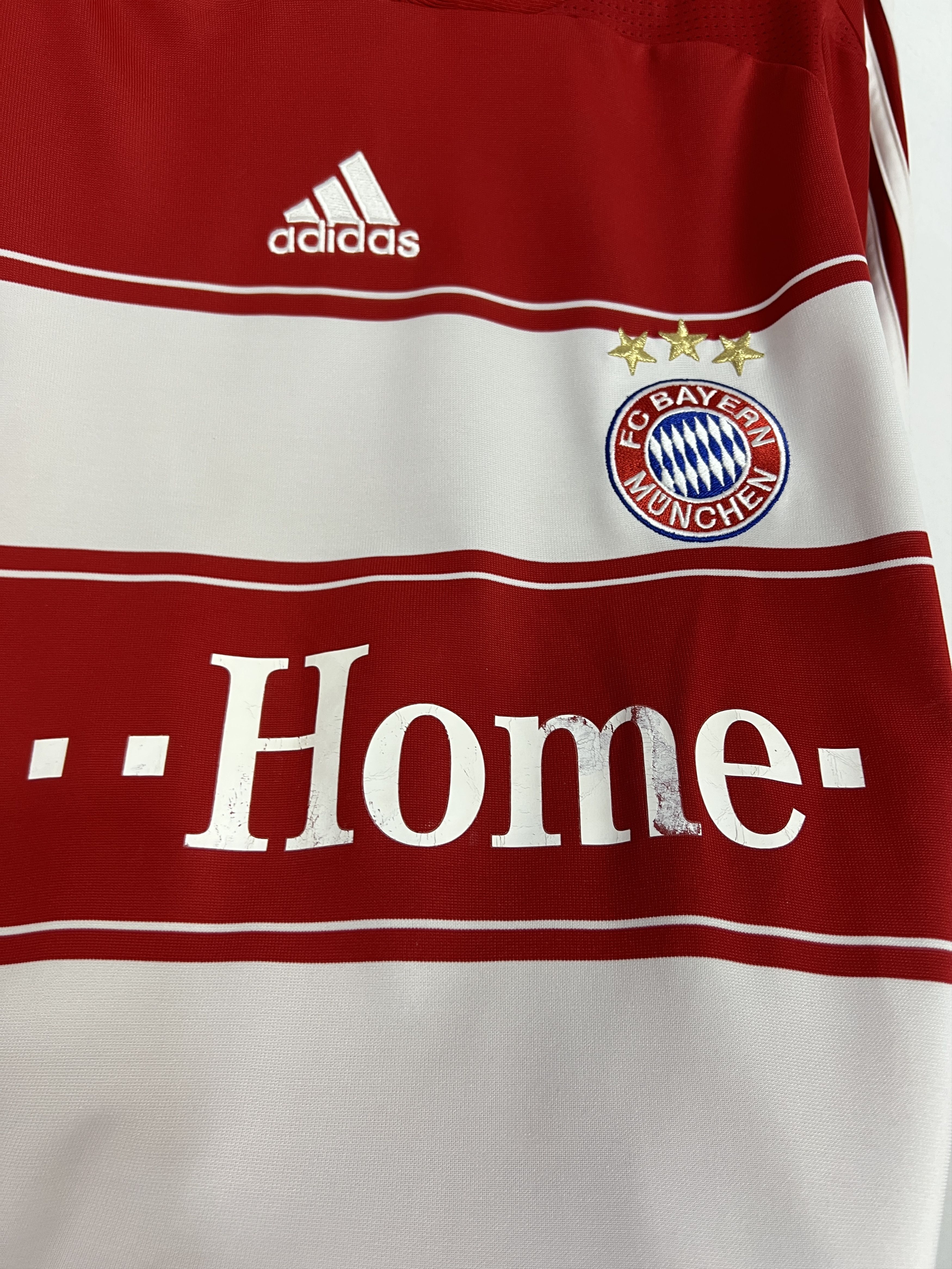 Adidas Bayern Munich Home football shirt 2007 Soccer Adidas Jersey Size US XXL / EU 58 / 5 - 4 Thumbnail