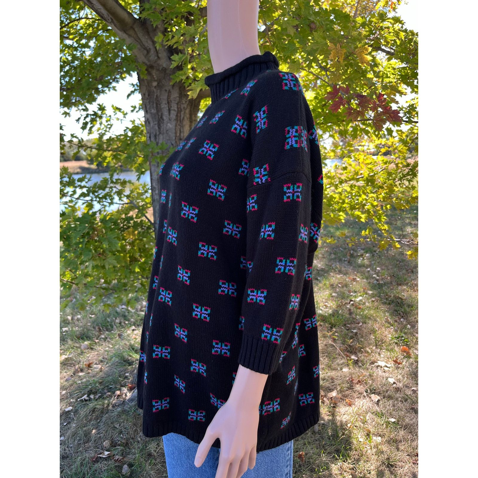Vintage Vintage Steffano World Wide Sweater Size L / US 10 / IT 46 - 4 Thumbnail