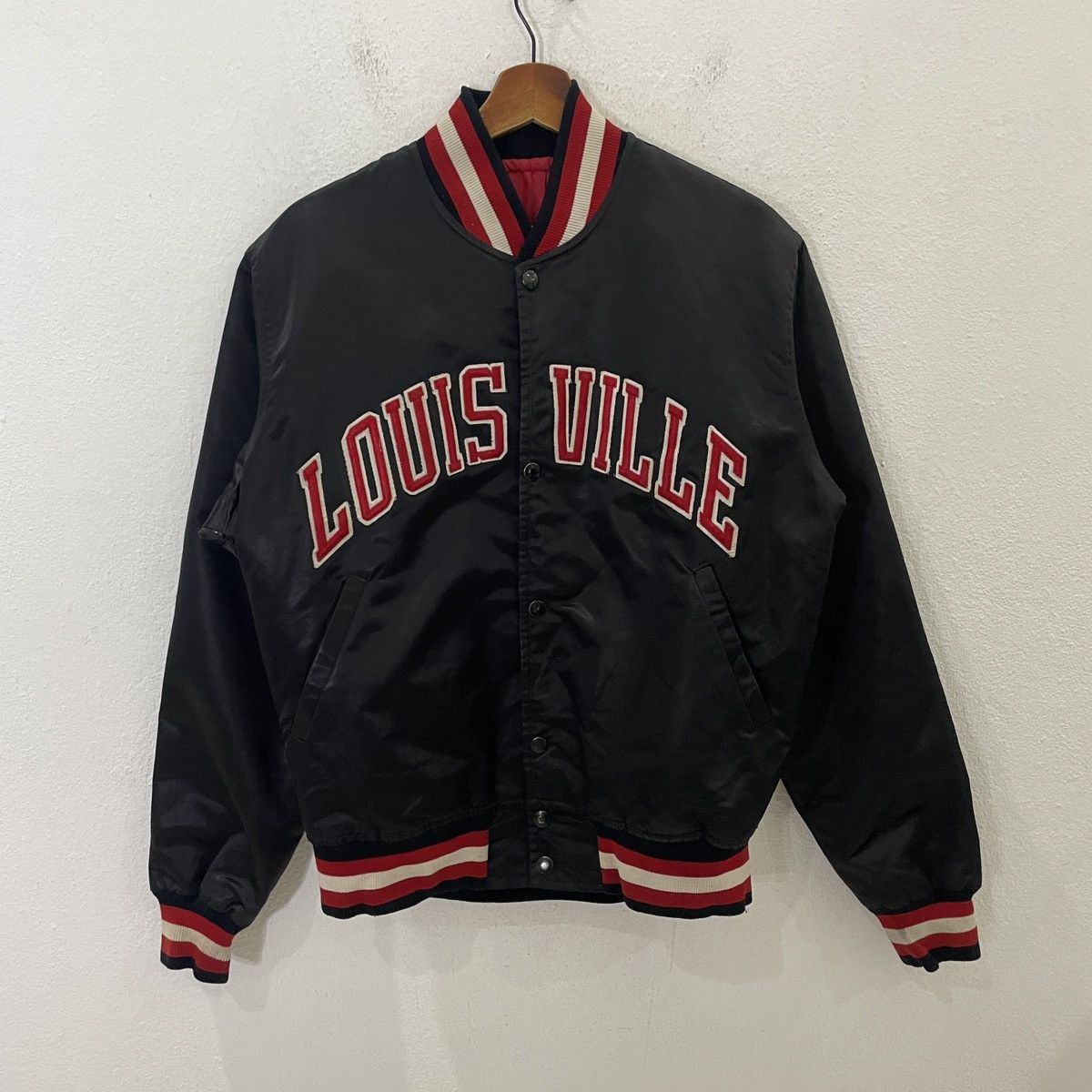Starter Vintage 90s Starter Spell Out Louis Ville Jacket Size US L / EU 52-54 / 3 - 1 Thumbnail