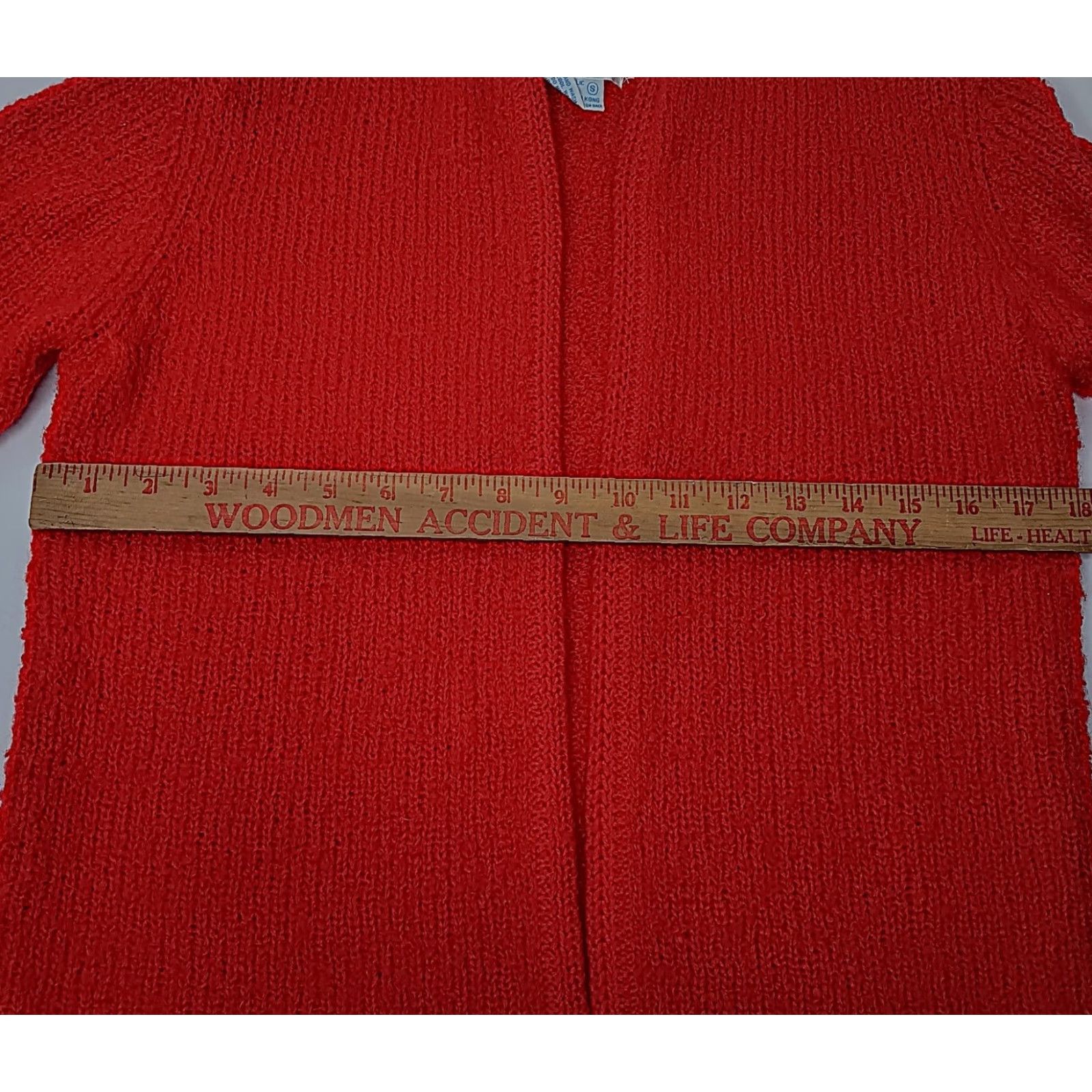 Vintage VINTAGE Tanner Cardigan Sweater Open Front Red Knit Women S Red Christmas Holiday Grannycore Vintage Style Size S / US 4 / IT 40 - 5 Thumbnail