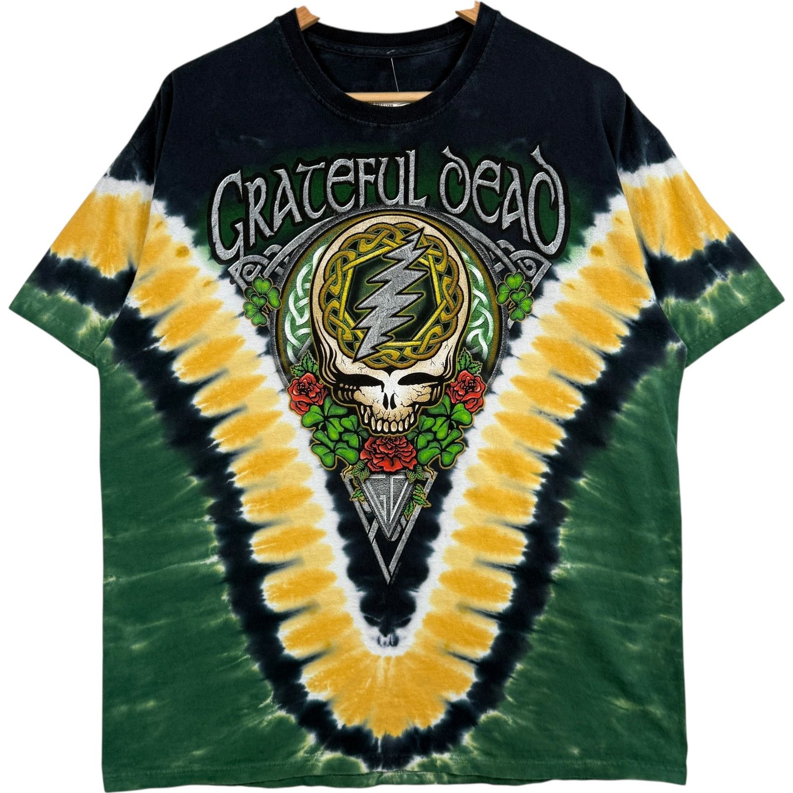 Vintage Vintage Greatful Dead "Steal Your Face" Tie Dye Band Tee XL Size US XL / EU 56 / 4 - 1 Thumbnail