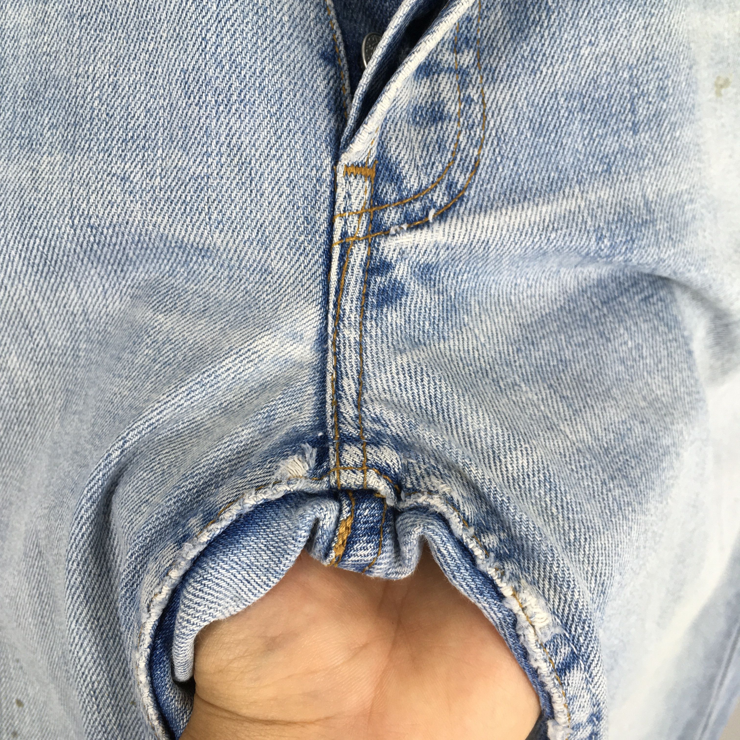 Levi's Size 31x33 Vintage 80s Levi's 501 Faded Blue Jeans S186 Size US 31 - 7 Thumbnail