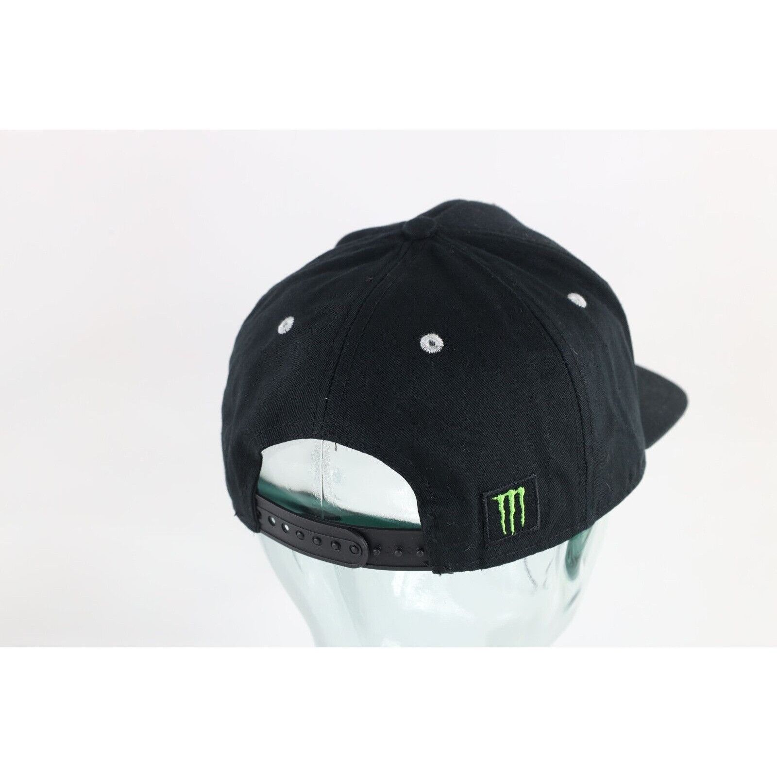 Vintage New Monster Energy Drink Striped Classic Logo Snapback Hat Size ONE SIZE - 3 Thumbnail