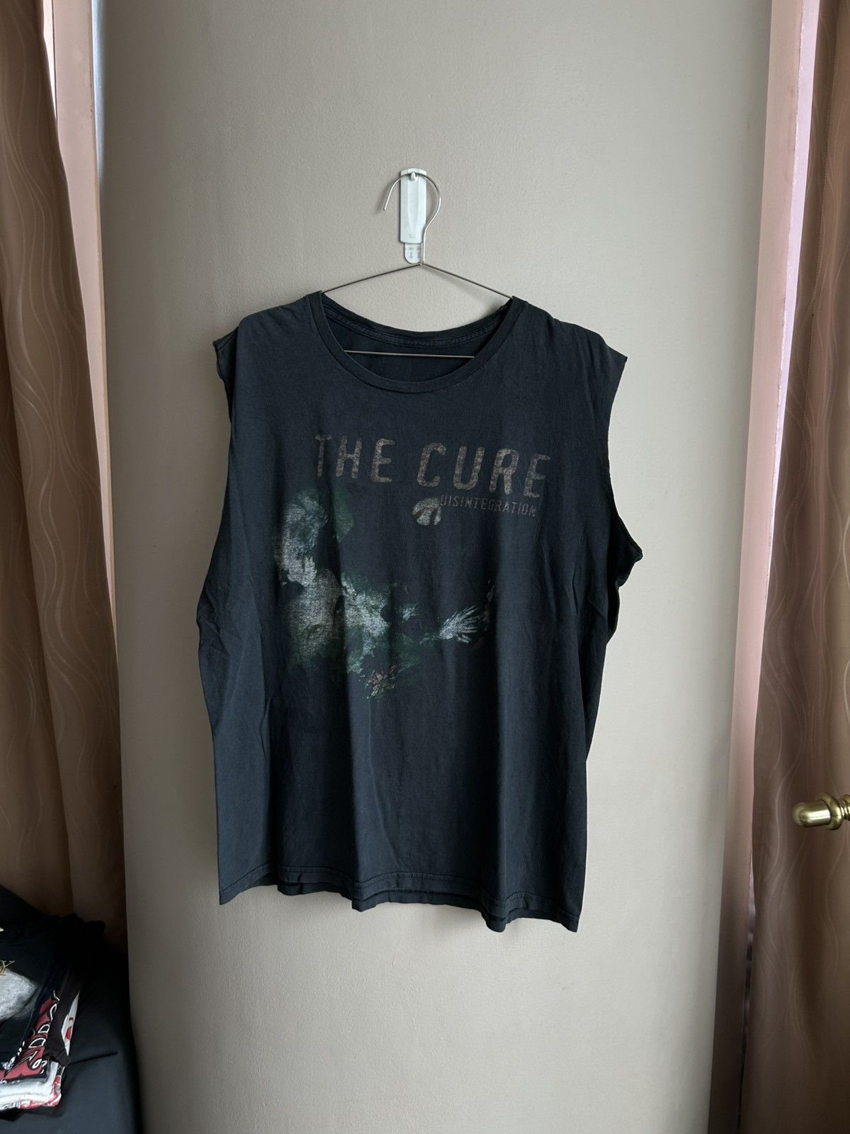 Vintage Faded The Cure Disintegration Cut Off Bauhaus Shirt