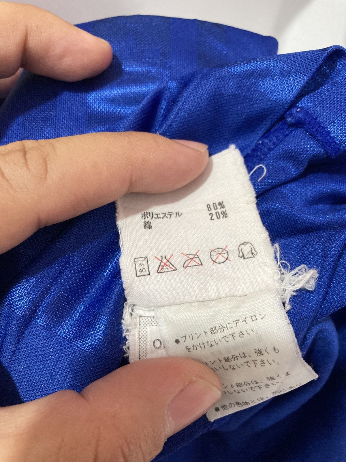 Adidas Matchworn Adidas Vintage Yokohama Marinos Jersey 1989 Size US L / EU 52-54 / 3 - 10 Thumbnail