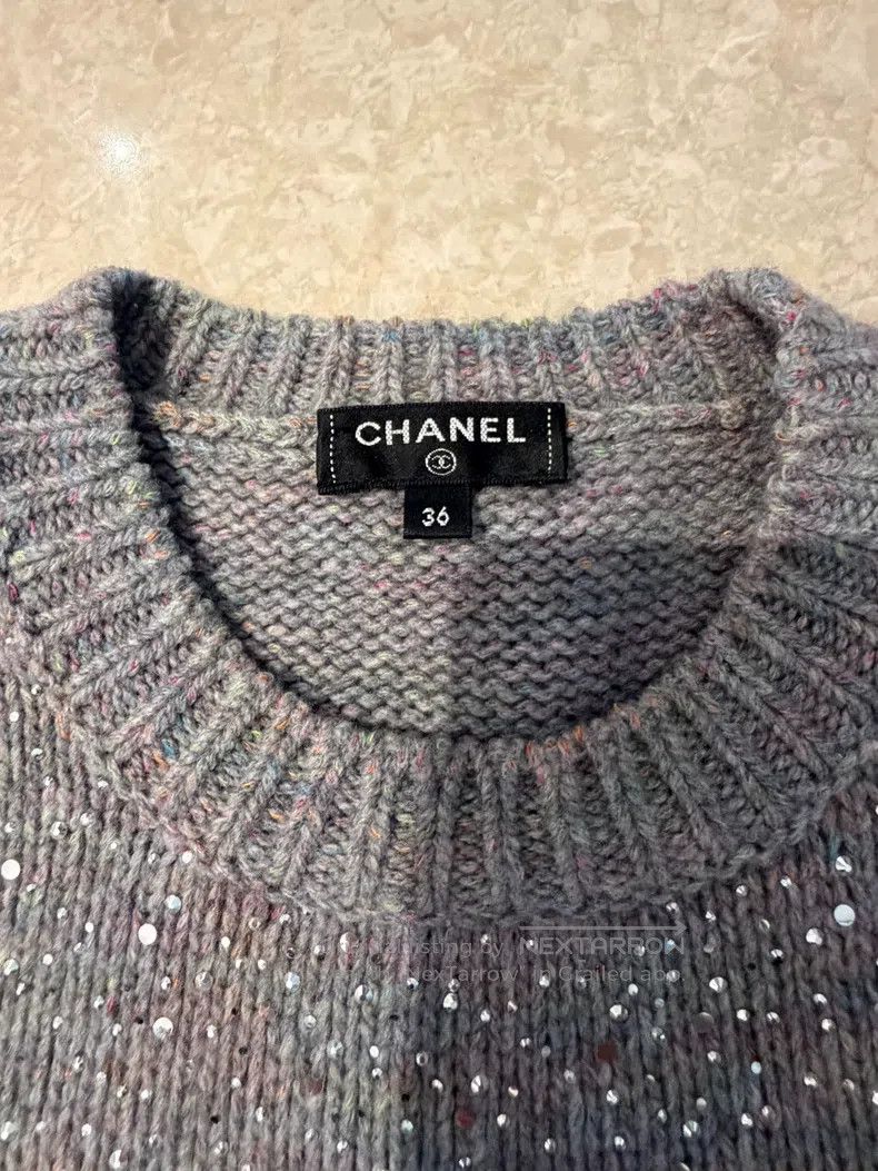 Chanel Chanel Starry Sky Series Colourful Black Knitted Sweater Size XS / US 0-2 / IT 36-38 - 3 Thumbnail
