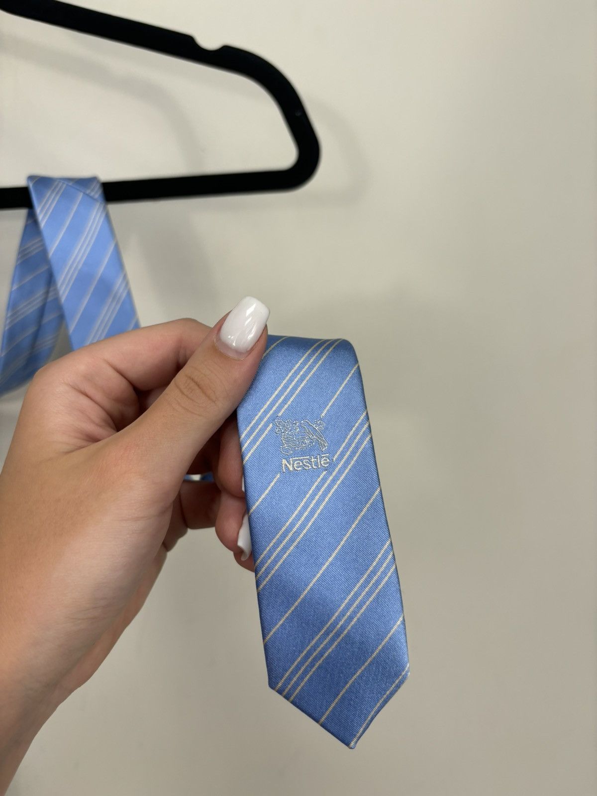 Designer × Lanvin Lanvin NEW Geometric Striped Classic Luxury Silk Tie Size ONE SIZE - 6 Thumbnail