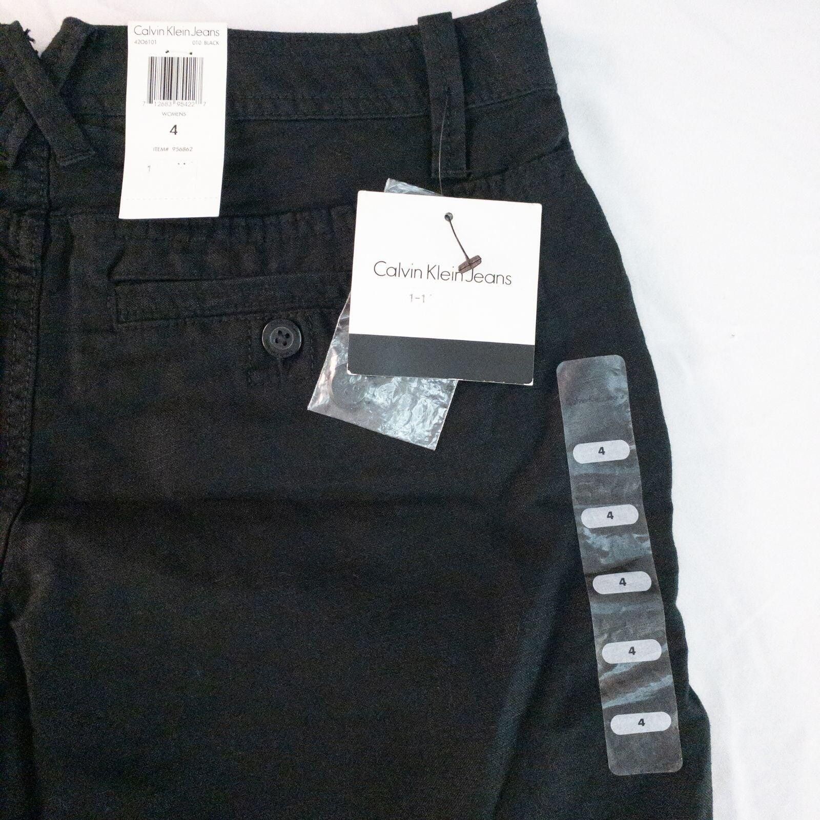 Calvin Klein Calvin Klein Black Solid Shorts Womens 4 Small Size 27" / US 4 / IT 40 - 11 Thumbnail