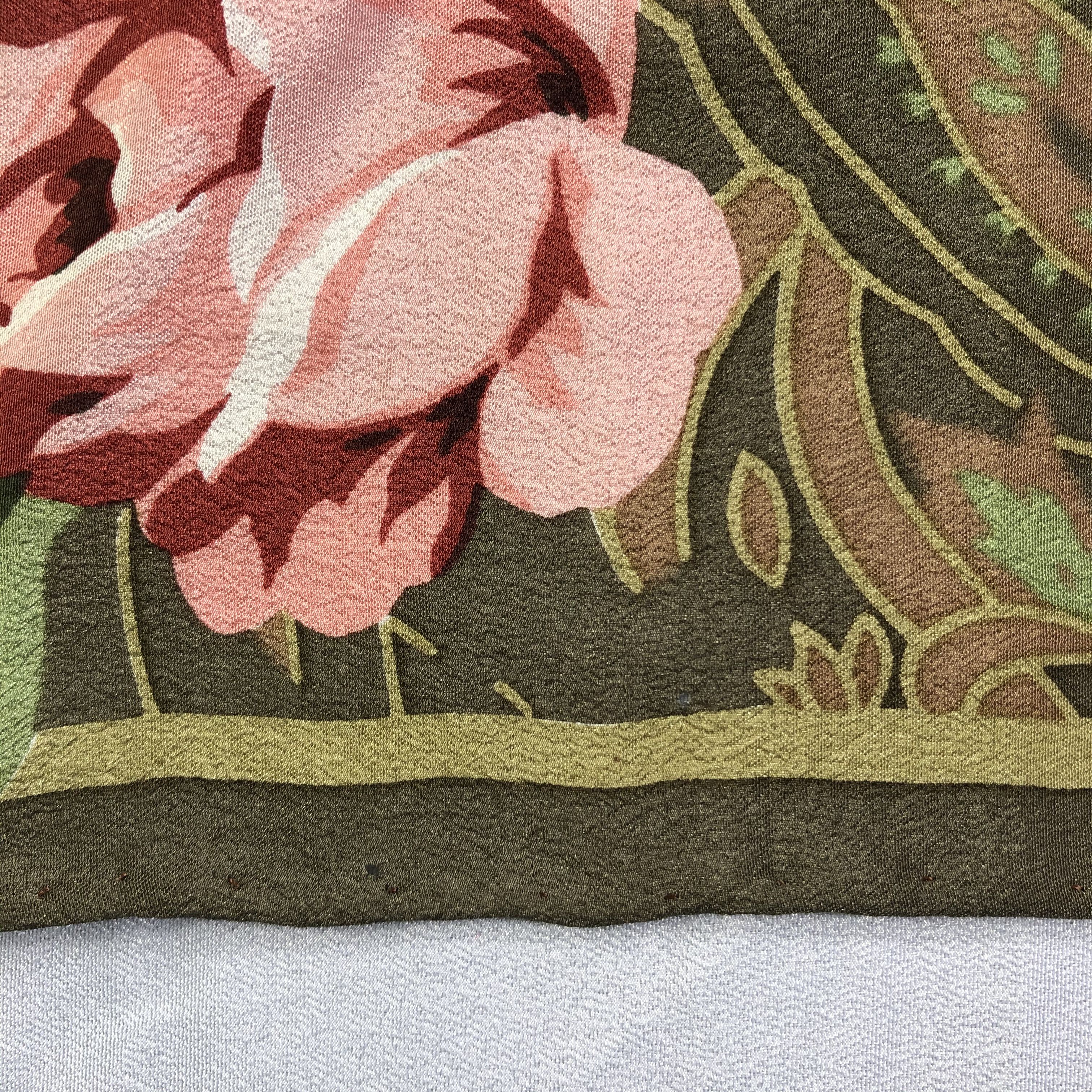 Vintage Vintage Silk Scarf Size ONE SIZE - 3 Thumbnail