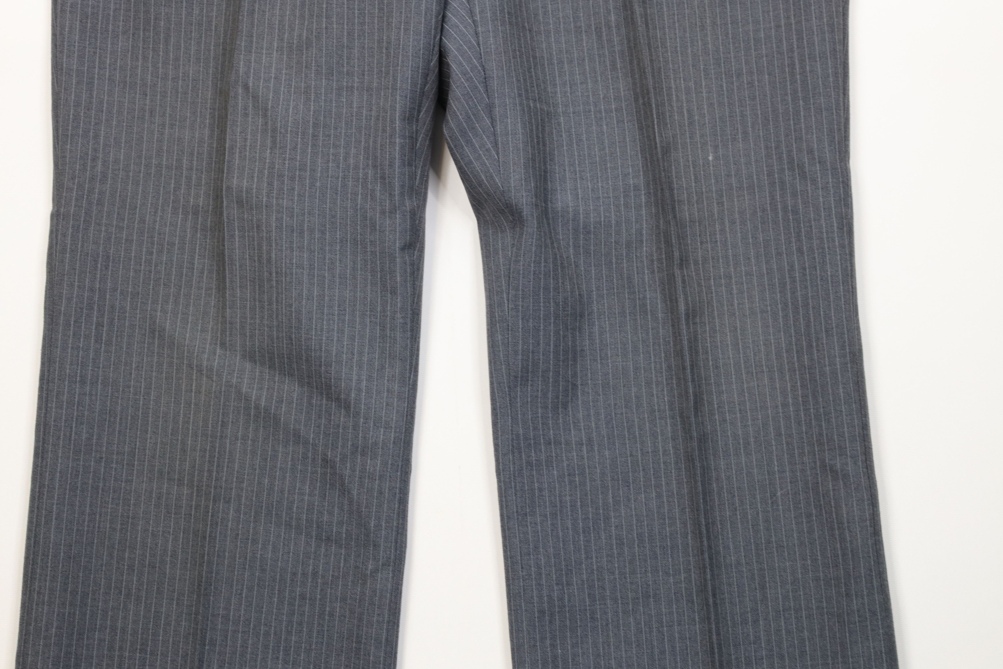 Vintage Vintage 70s Streetwear Pinstriped Bell Bottoms Pants USA Size US 38 / EU 54 - 3 Thumbnail