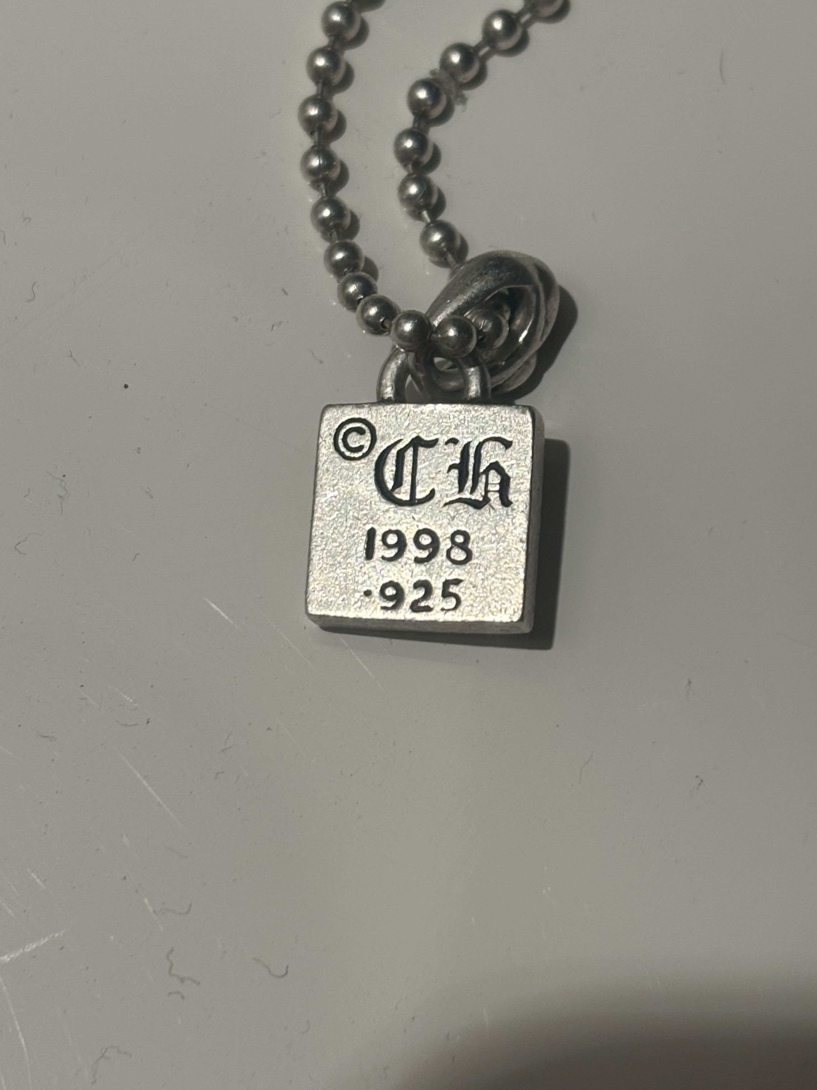 Chrome Hearts Chrome Hearts CH Plus Charm Silver Necklace Size ONE SIZE - 5 Thumbnail