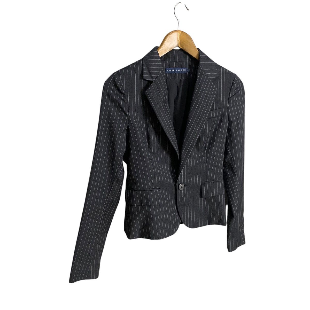 Polo Ralph Lauren × Ralph Lauren × Vintage Ralph Lauren blazer coat stripes Size XXS / US 00 / IT 34 - 2 Thumbnail