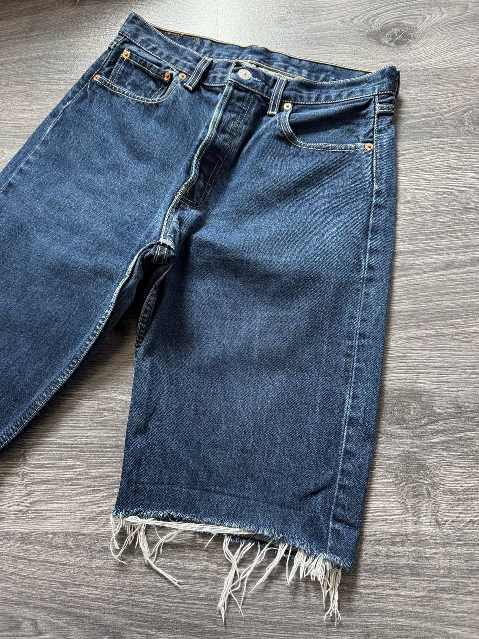 Levi's Vintage Levi's 561 buckle back blue shorts Size US 30 / EU 46 - 4 Thumbnail