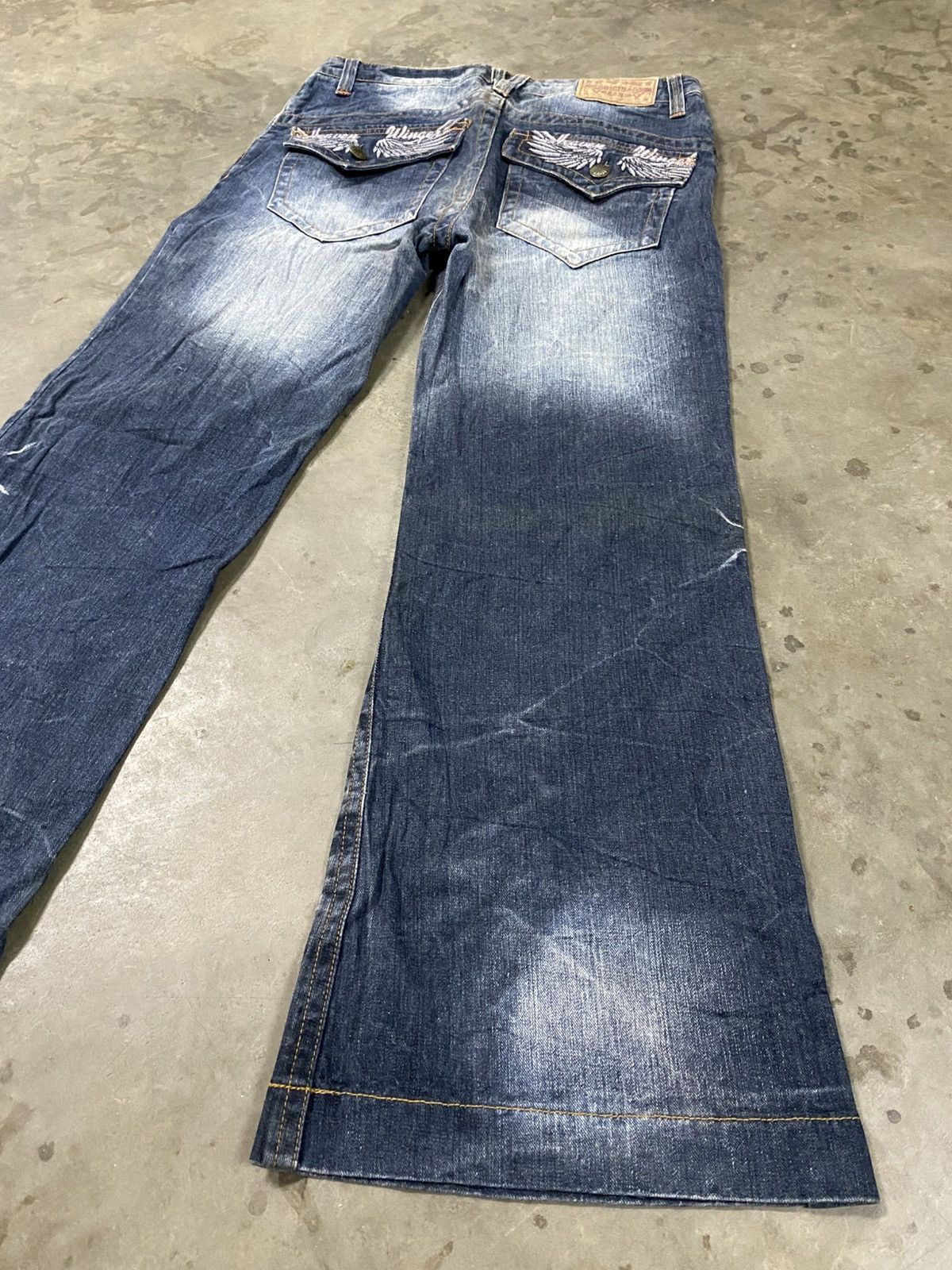 Tornado Mart Super Flare Jeans Japanese Unknown Heaven Vintage @299 Size US 32 / EU 48 - 2 Thumbnail