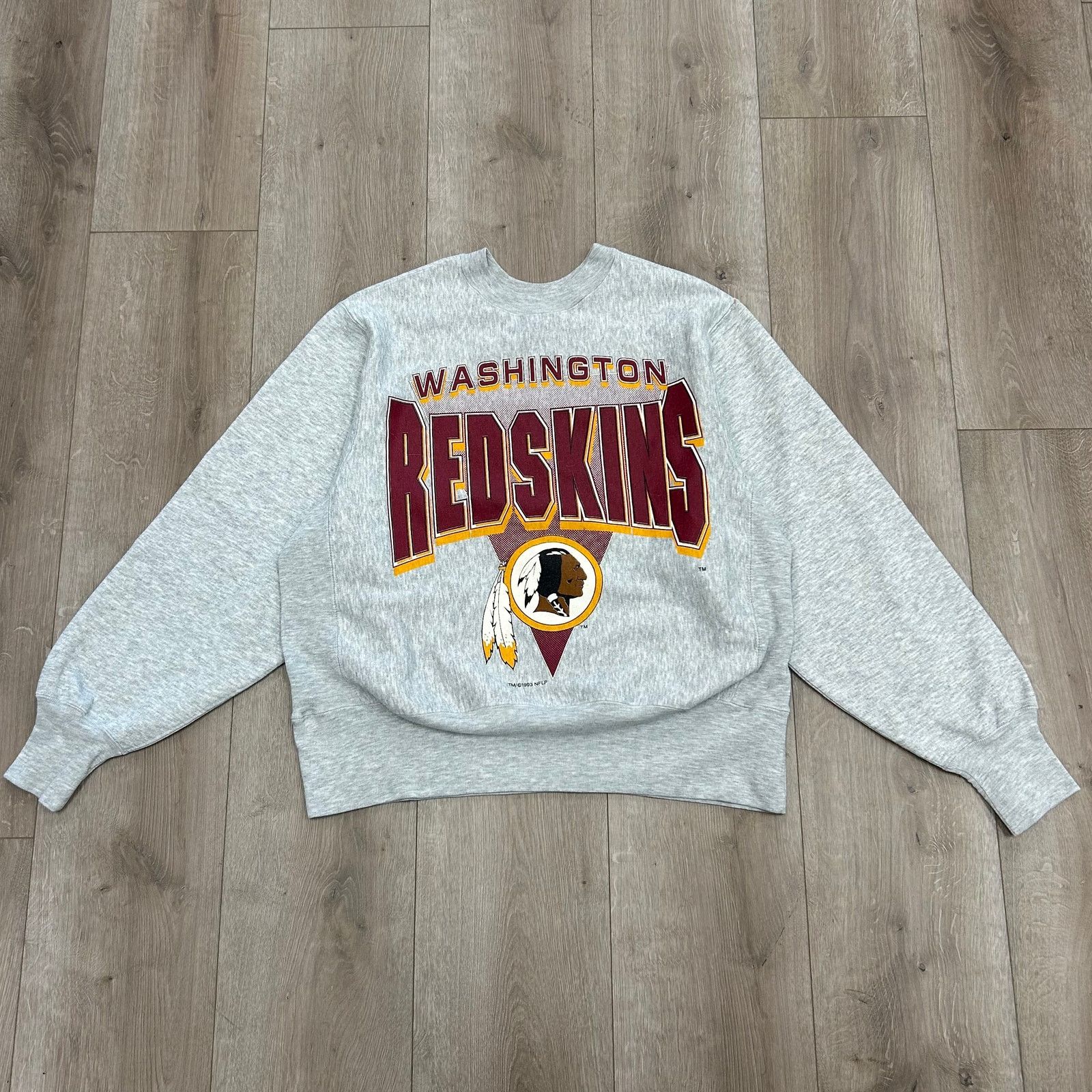 NFL Vintage 1993 Washington Redskins Logo Crewneck Sweater Size US M / EU 48-50 / 2 - 1 Thumbnail
