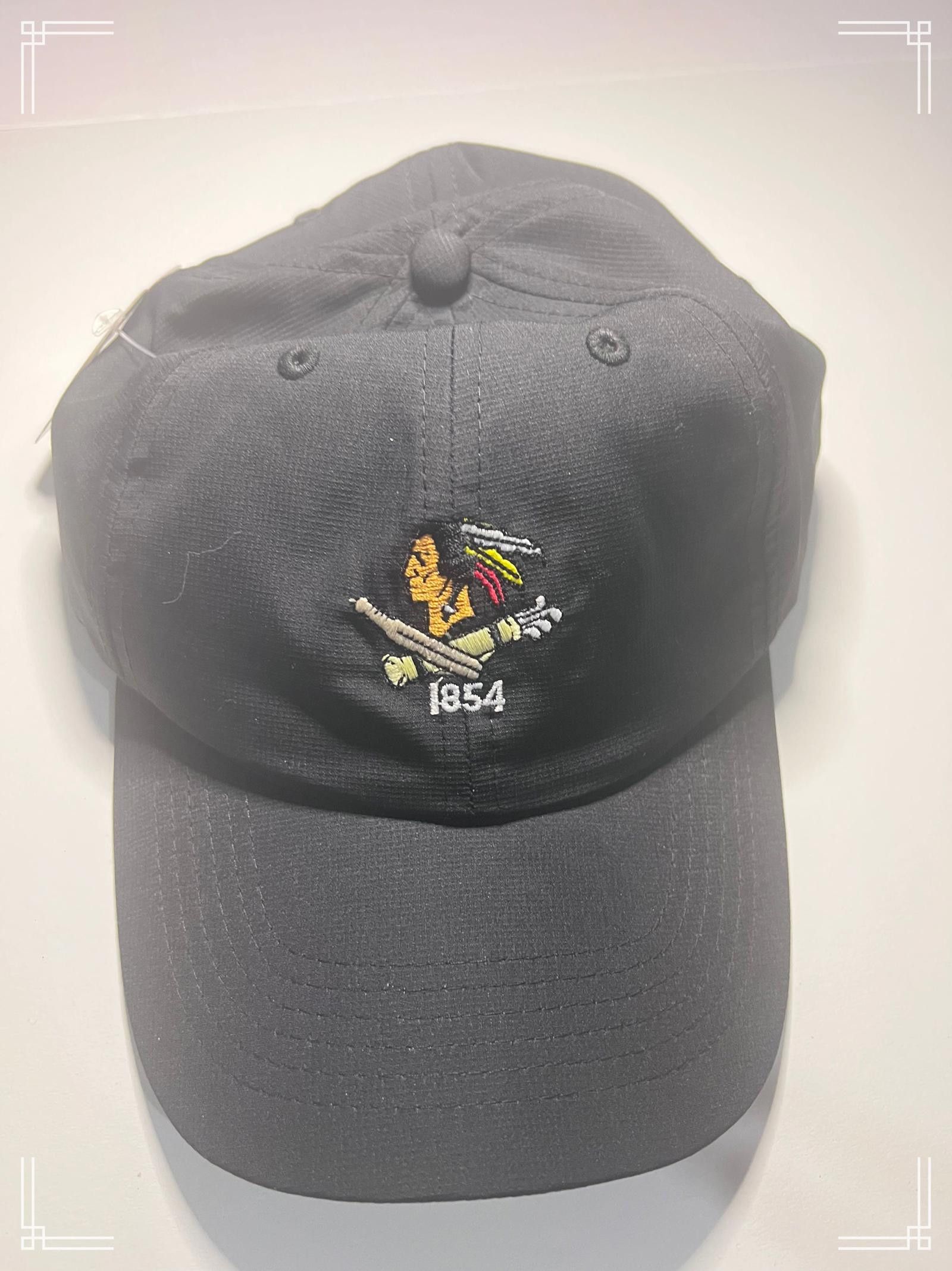 Designer Black 1854 Embroidered Baseball Cap Size ONE SIZE - 3 Thumbnail
