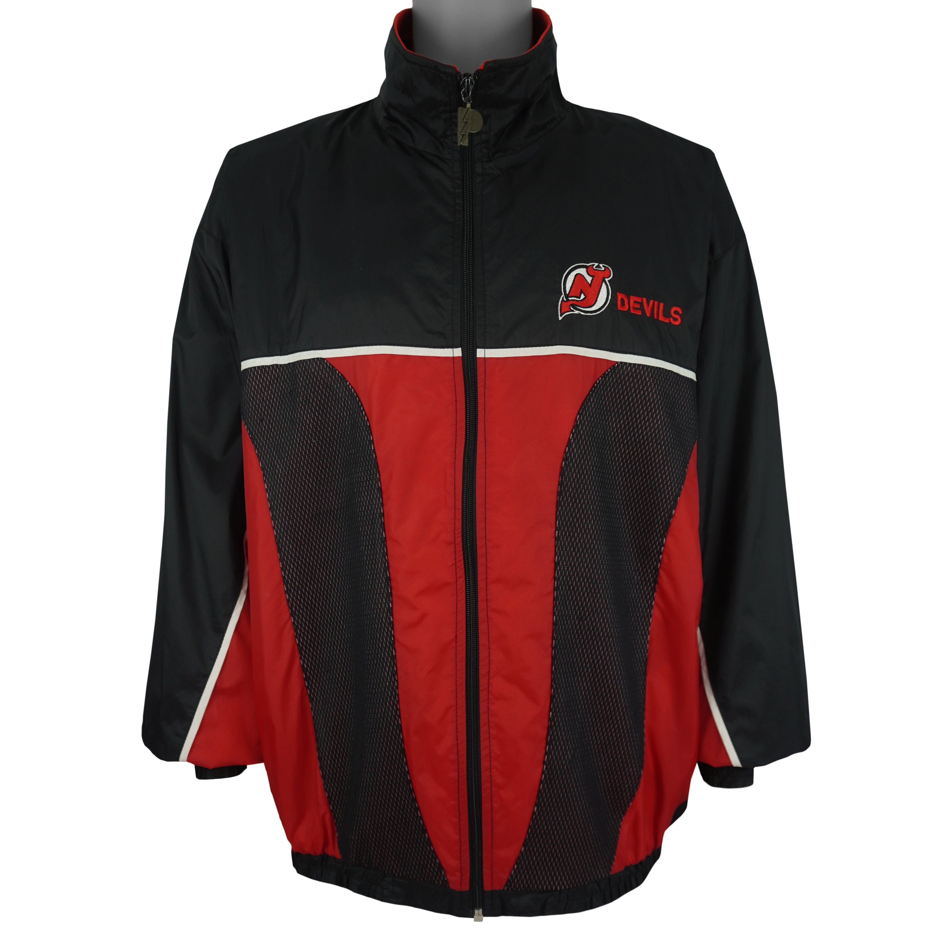 Pro Player NHL - New Jersey Devils Zip-Up Windbreaker 1990s Size US XL / EU 56 / 4 - 2 Thumbnail