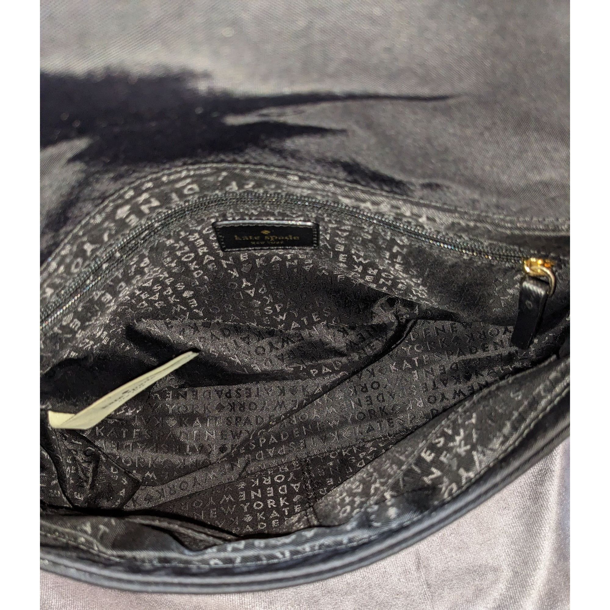 Kate Spade Kate Spade Wilson Road Black Nylon Fold-Over Satchel Size ONE SIZE - 2 Thumbnail