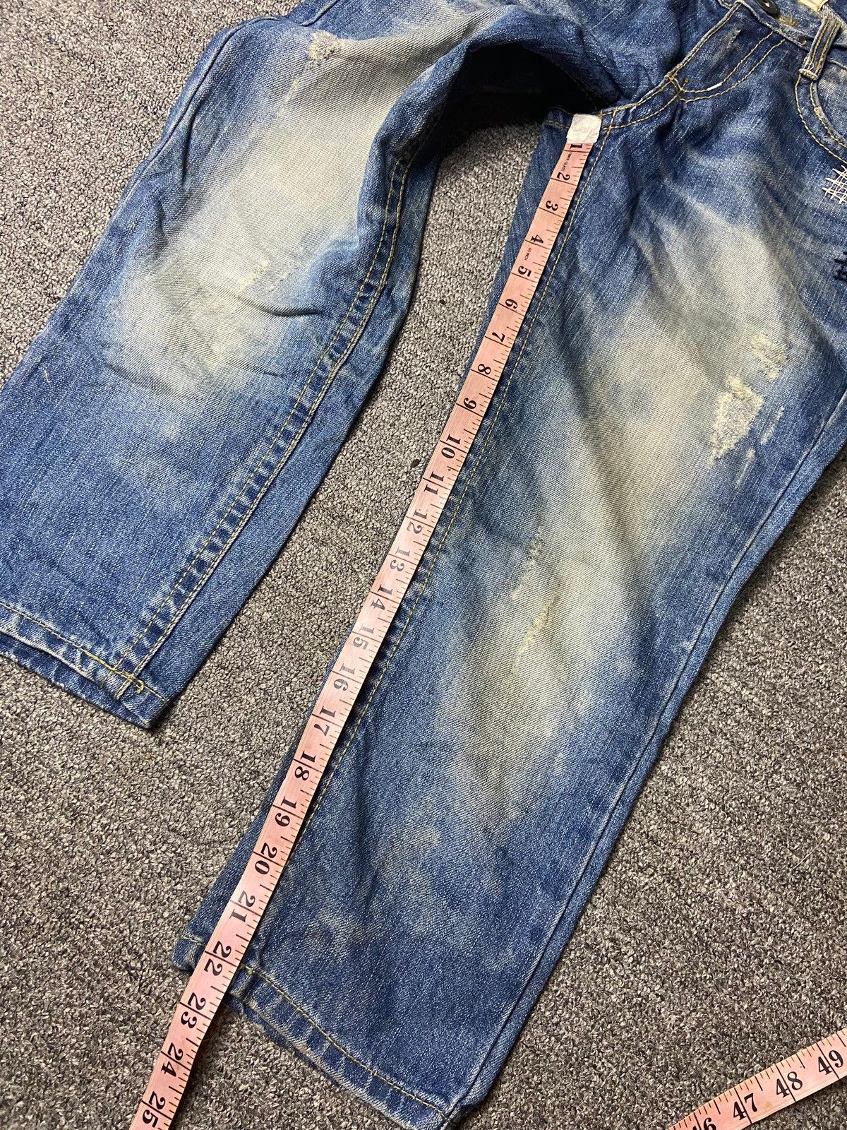 Japanese Brand Vintage Lolita Jeans Light Wash Denim (151) Size US 30 / EU 46 - 9 Thumbnail