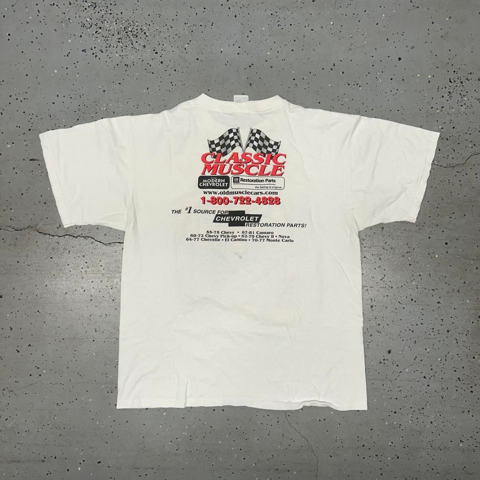 Fruit Of The Loom Y2K RCR Cruise N white cotton t-shirt Size US L / EU 52-54 / 3 - 6 Thumbnail