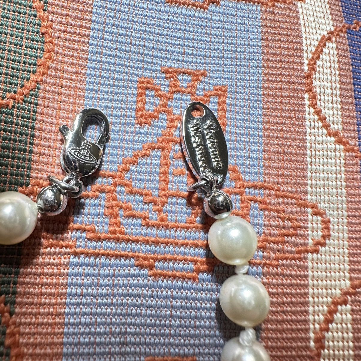Vivienne Westwood Vivienne Westwood Silver Pearls very Rare Limited Necklace Size ONE SIZE - 7 Thumbnail