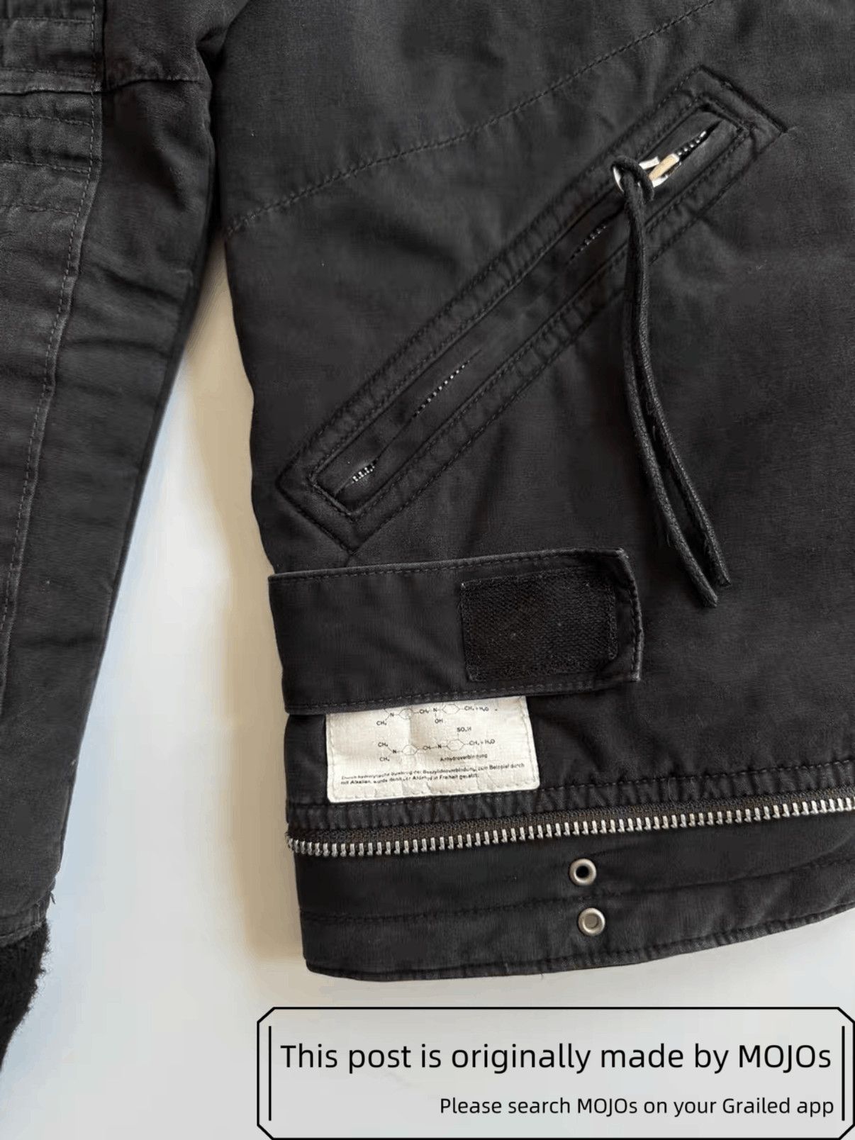 Undercover Sz 1 Undercover 10AW Multi Zip Padded Bike Jacket mojos18161 Size US S / EU 44-46 / 1 - 2 Thumbnail