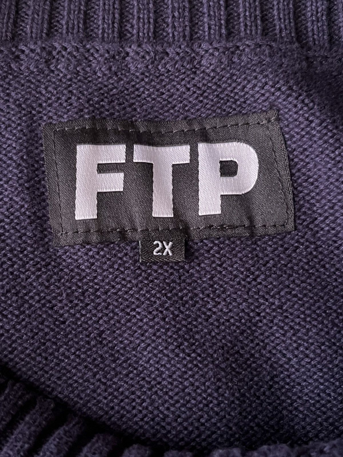 Fuck The Population ftp bear knit sweater Size US XXL / EU 58 / 5 - 4 Thumbnail