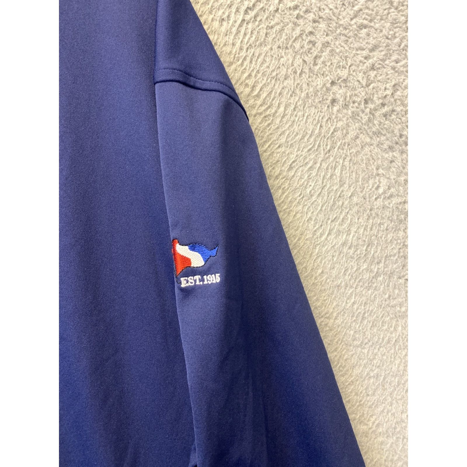 Vintage Donald Ross Men 1/4 Zip Sweater L Blue Cotton Blend Long Sleeve Pullover Size US L / EU 52-54 / 3 - 3 Thumbnail
