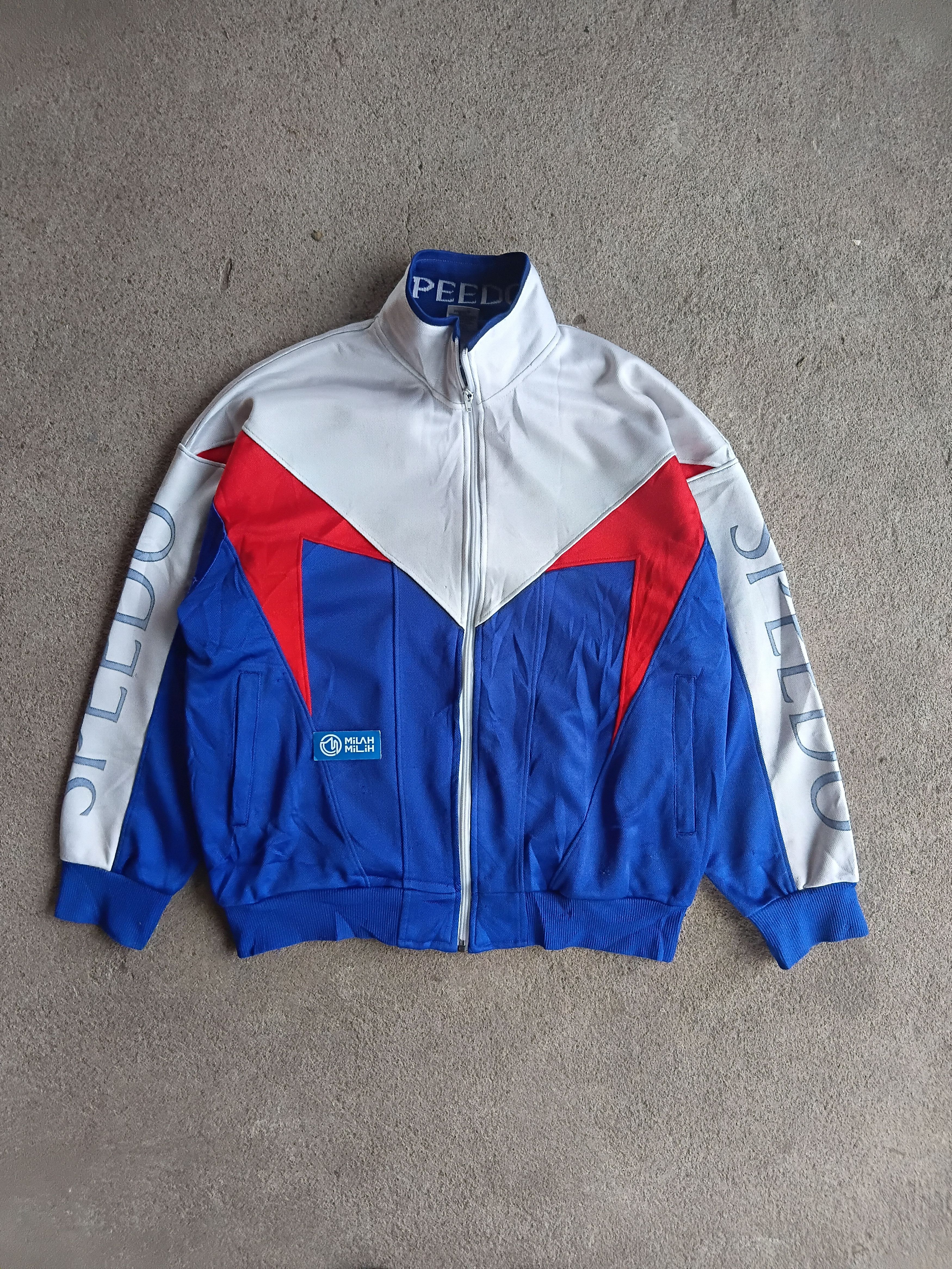 Speedo vintage 90s spedo track top jacket Size US L / EU 52-54 / 3 - 1 Thumbnail