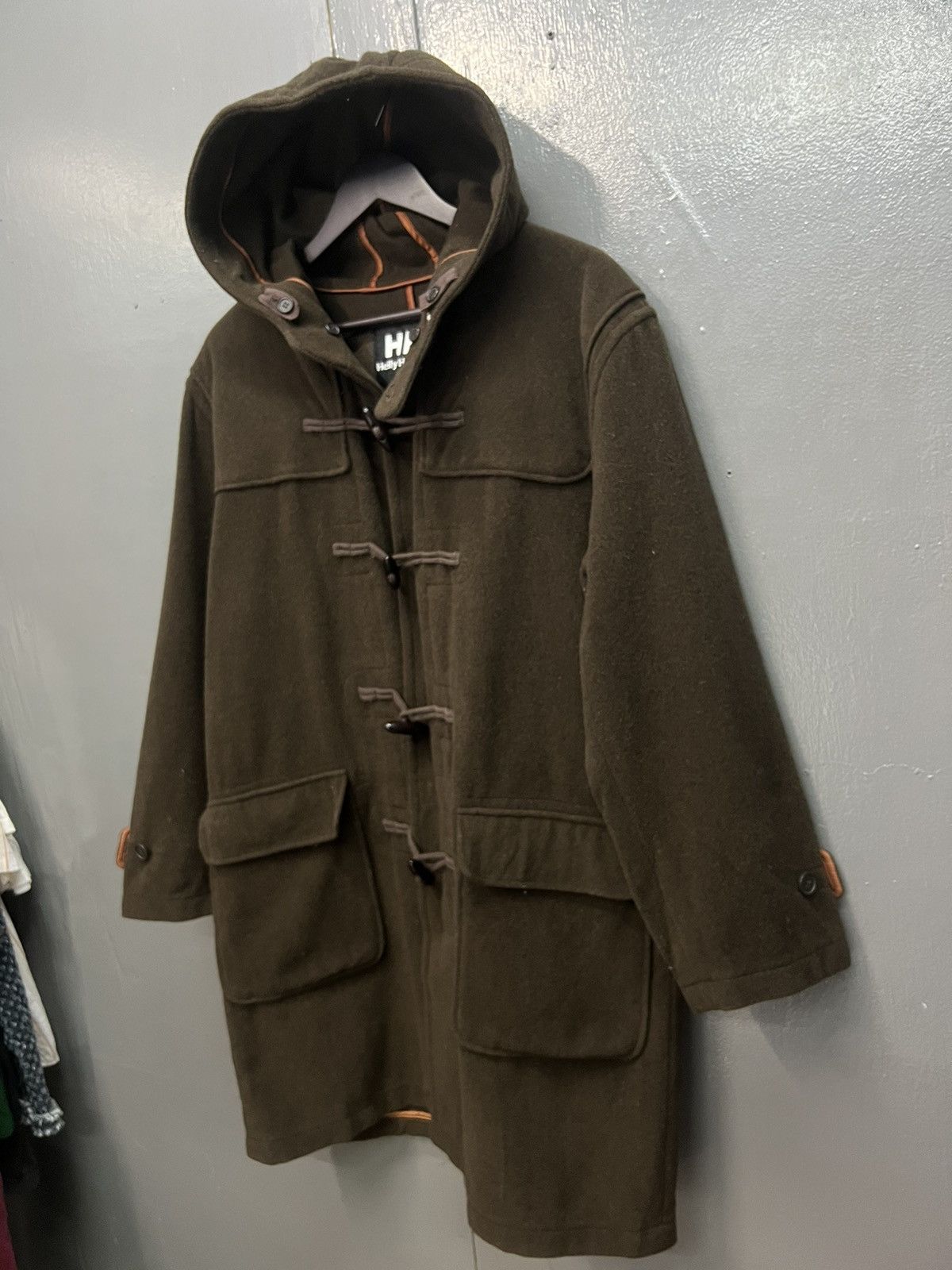 Helly Hansen HELLY HANSEN DUFFLE COAT WITH HOODIE SIZE L Size US L / EU 52-54 / 3 - 2 Thumbnail