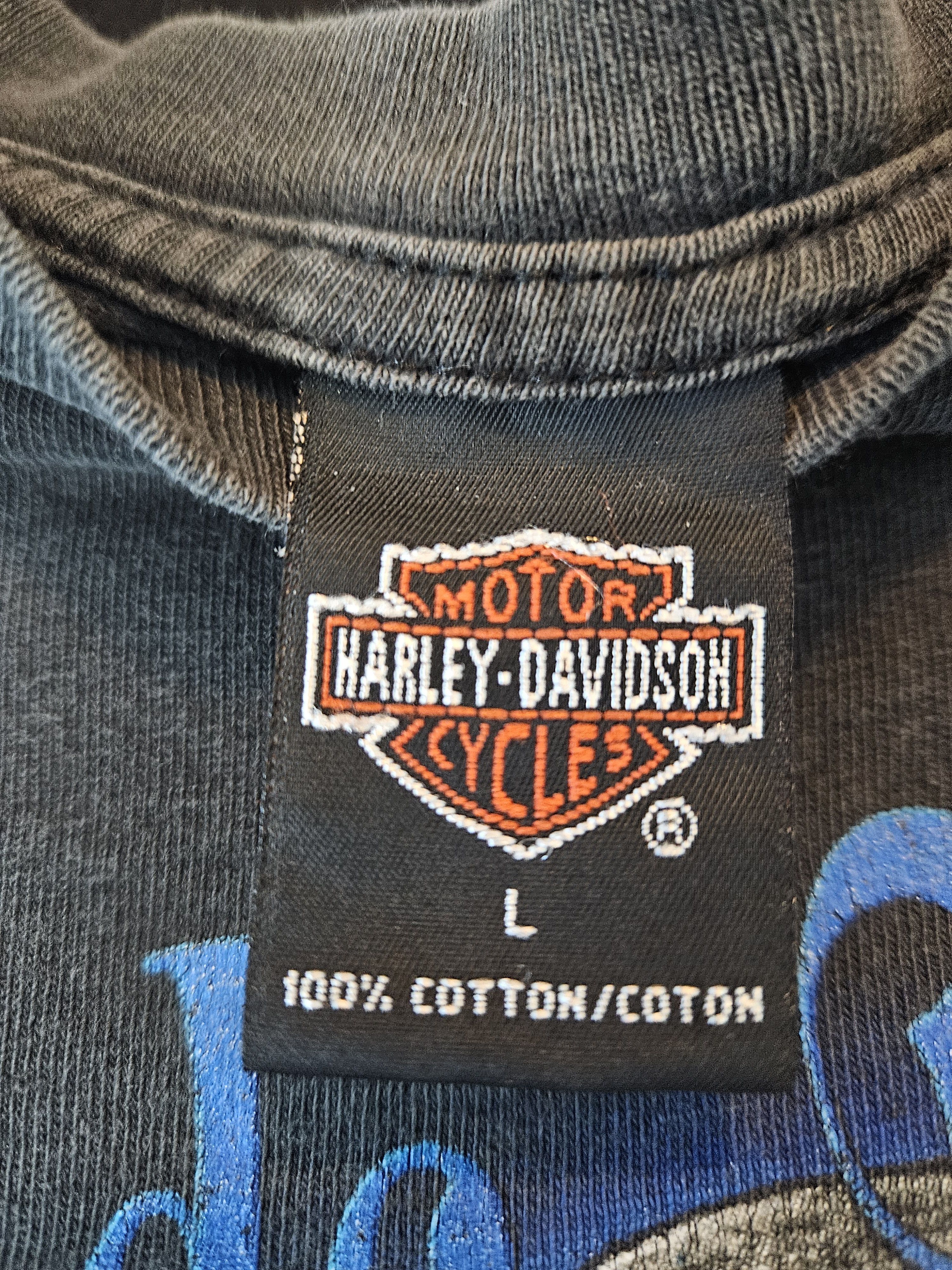 Harley Davidson × Vintage HARLEY DAVIDSON LEGENDS TREAD EAGLE 2001 TEE SHIRT Size US L / EU 52-54 / 3 - 4 Thumbnail