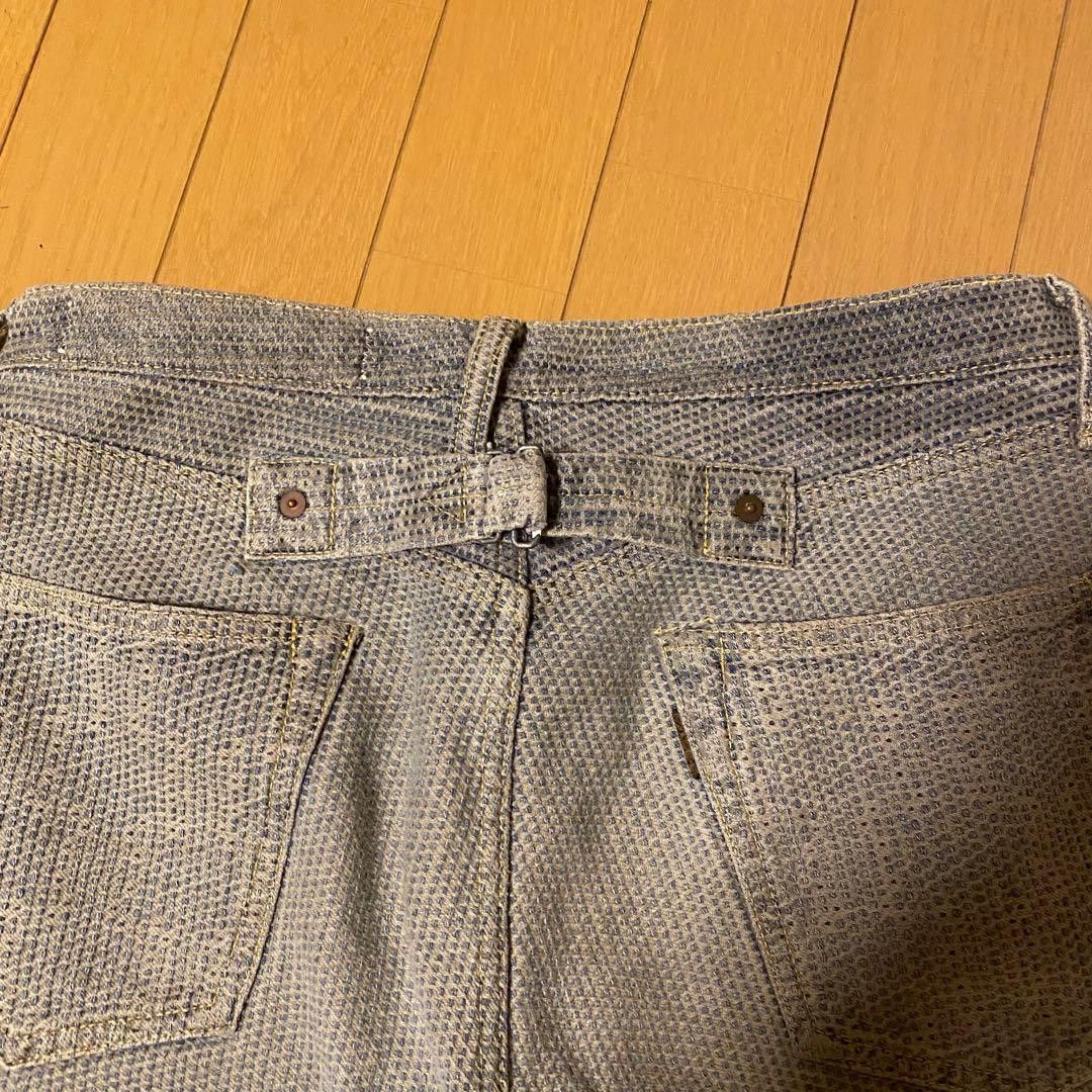 KAPITAL Century Denim Sashiko Pants Light Blue 32
