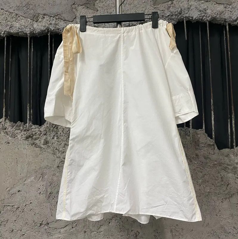 Marni White Cotton Dress for Women 0089