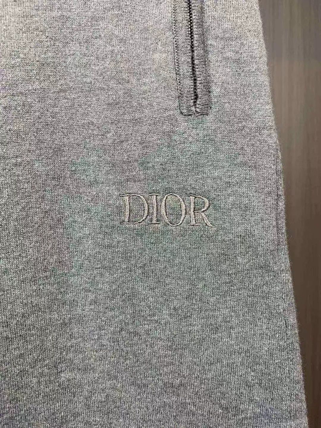 Dior Dior Blue Cotton Cashmere Knit Track Pants M Size US 32 / EU 48 - 4 Thumbnail