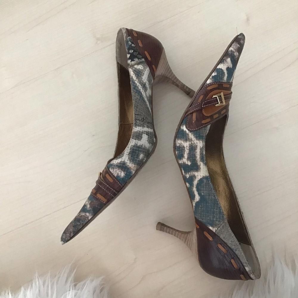 Just Cavalli Just Cavalli Stylish Pointed Toe Heels Size US 8 / IT 38 - 5 Thumbnail