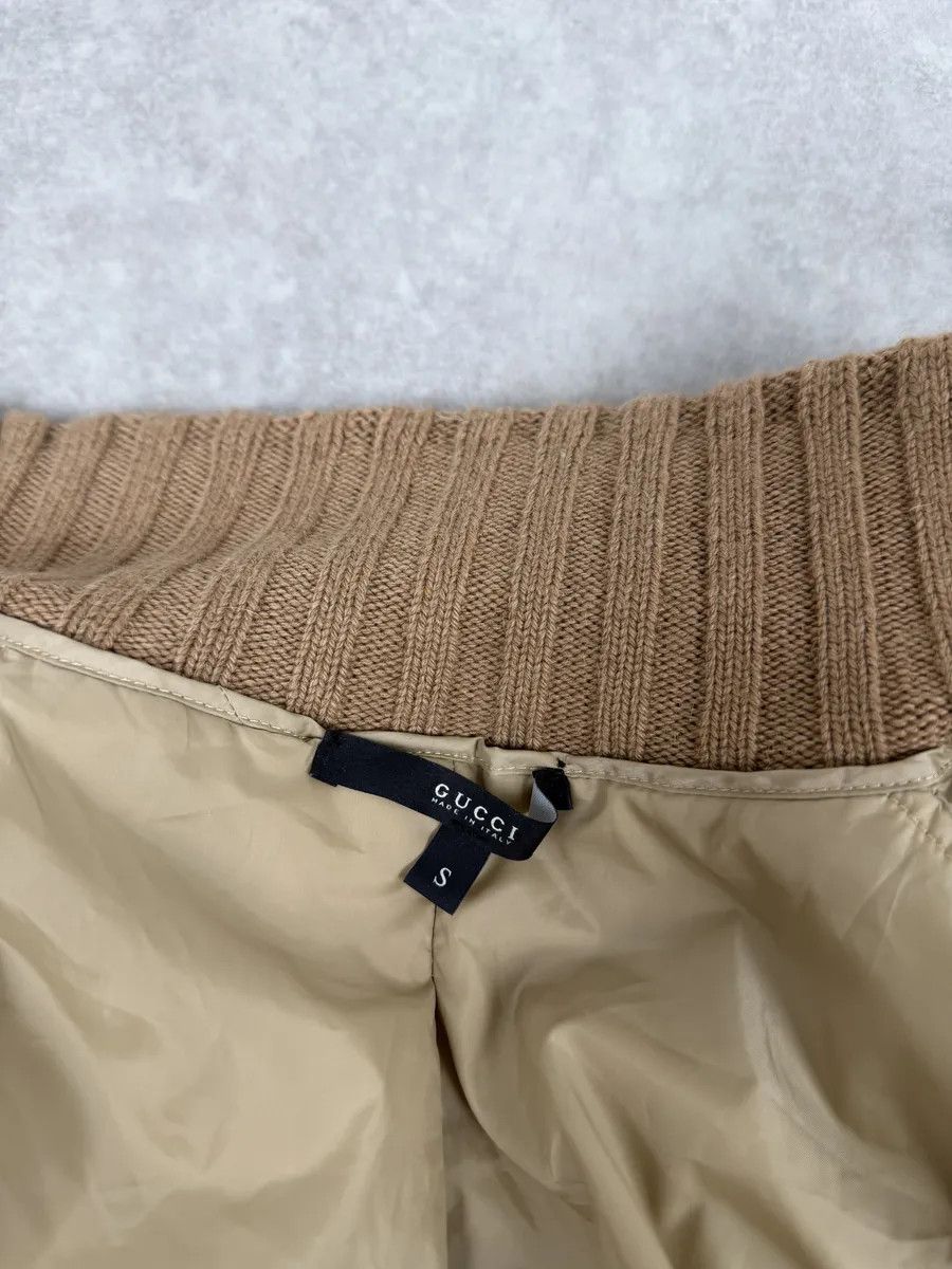 Gucci AW2010 Gucci Beige Camel Fox Fur Wool Jacket by Frida Giannini Size S / US 4 / IT 40 - 14 Thumbnail