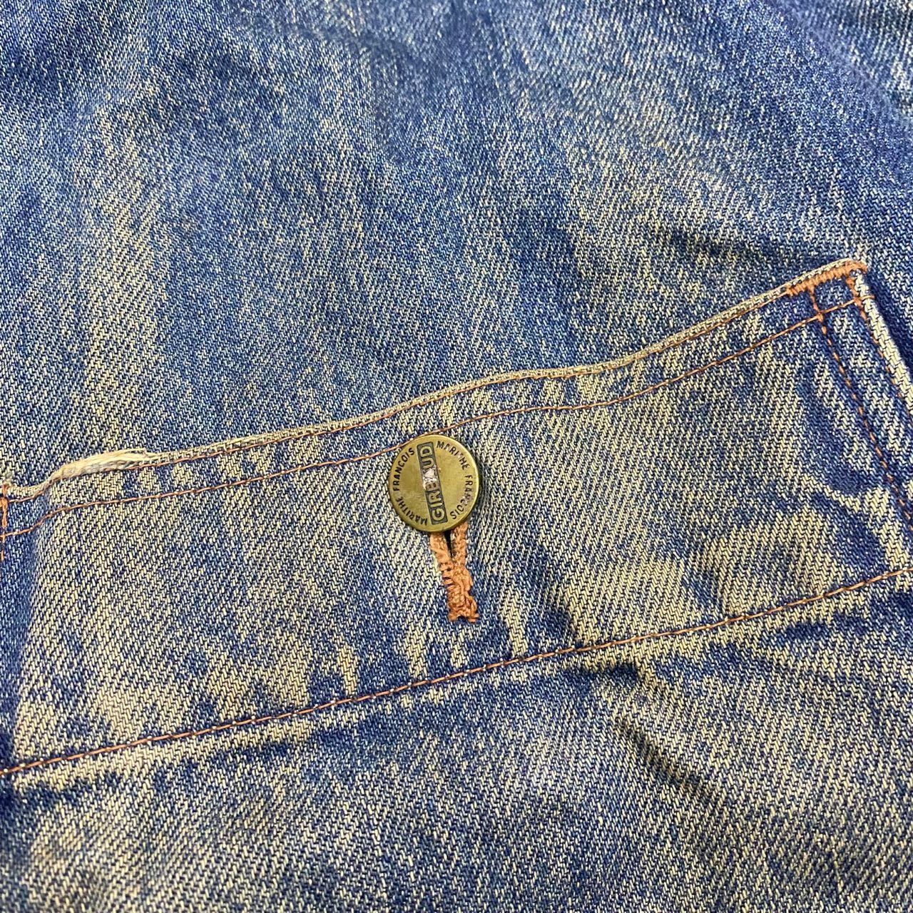 Marithe + Francois Girbaud 💥Vintage Marithe Francois Girbaud Distressed Denim Jacket Size US M / EU 48-50 / 2 - 10 Thumbnail