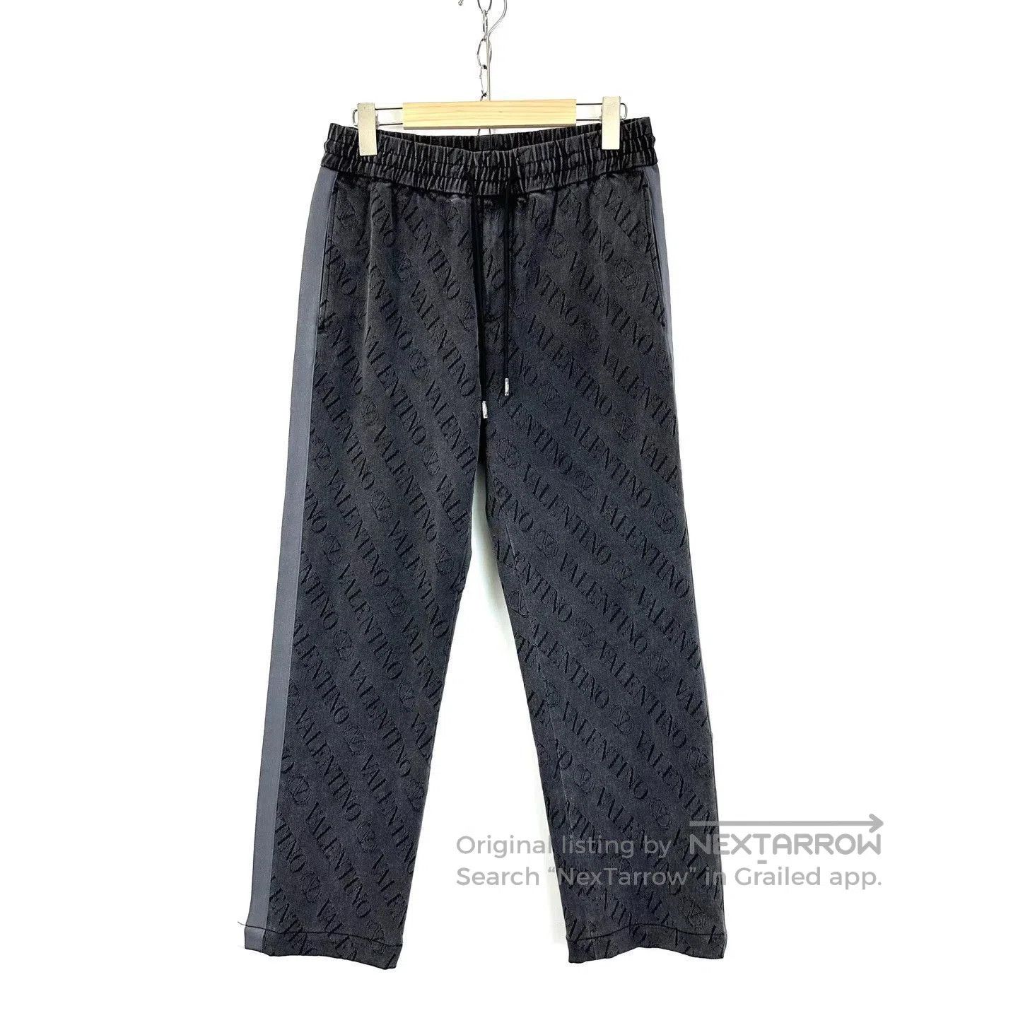 Valentino Gray Patterned Casual Pants Size 30. Size US 30 / EU 46 - 1 Thumbnail