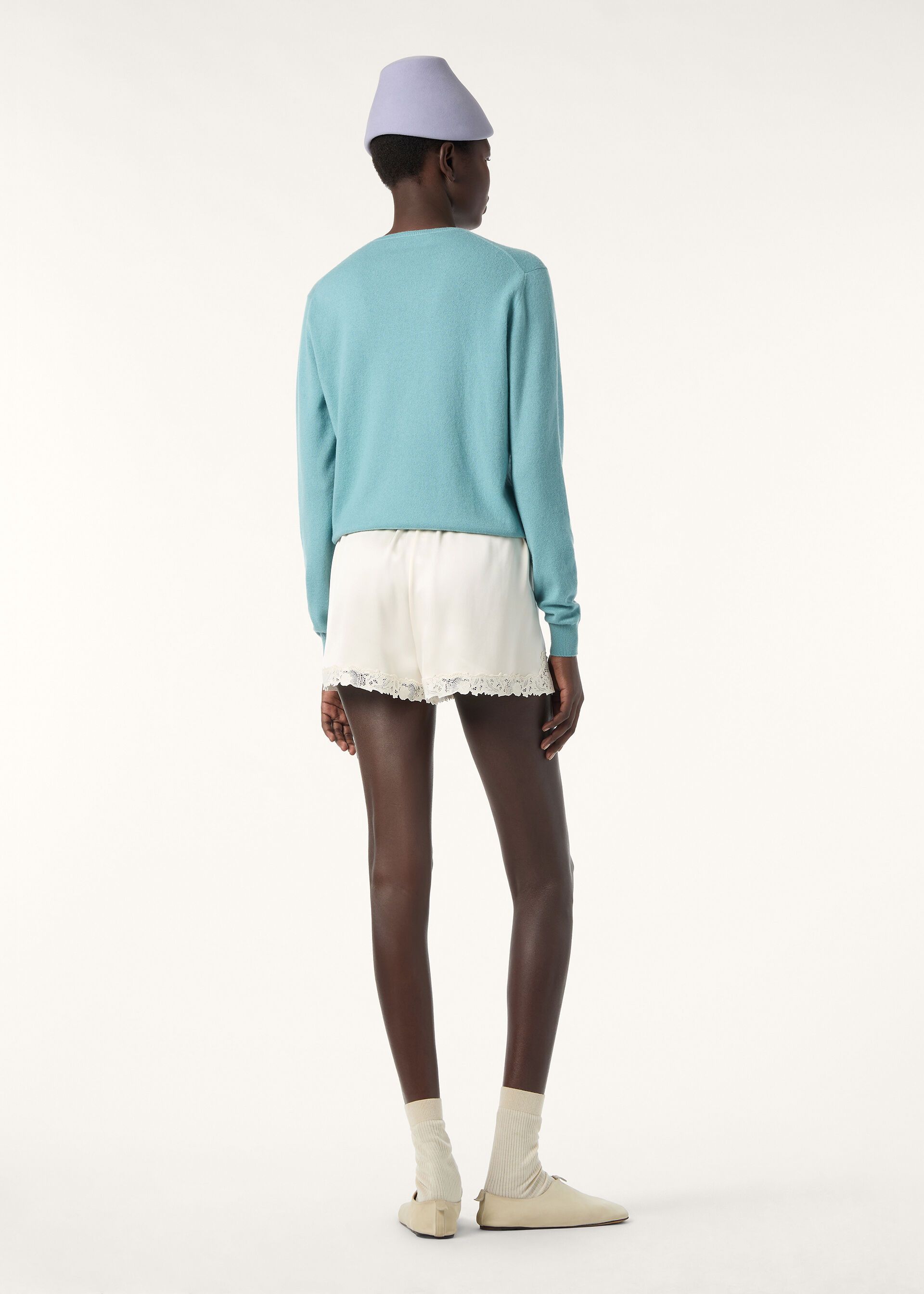 Loro Piana os11x0426 FAQ4508 Sergio Crewneck Sweater Underwater Breath Size XS / US 0-2 / IT 36-38 - 5 Thumbnail